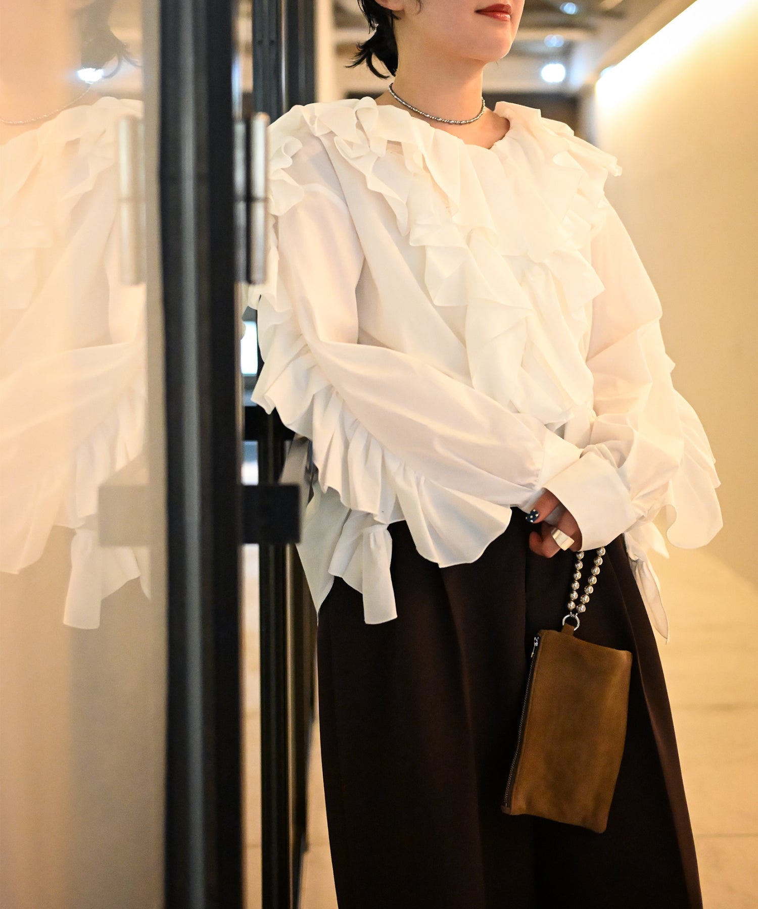 muller of yoshiokubo フリルトップス Summer to Fall～夏から秋にシフトする着回し紹介 vol.1～ – muller of