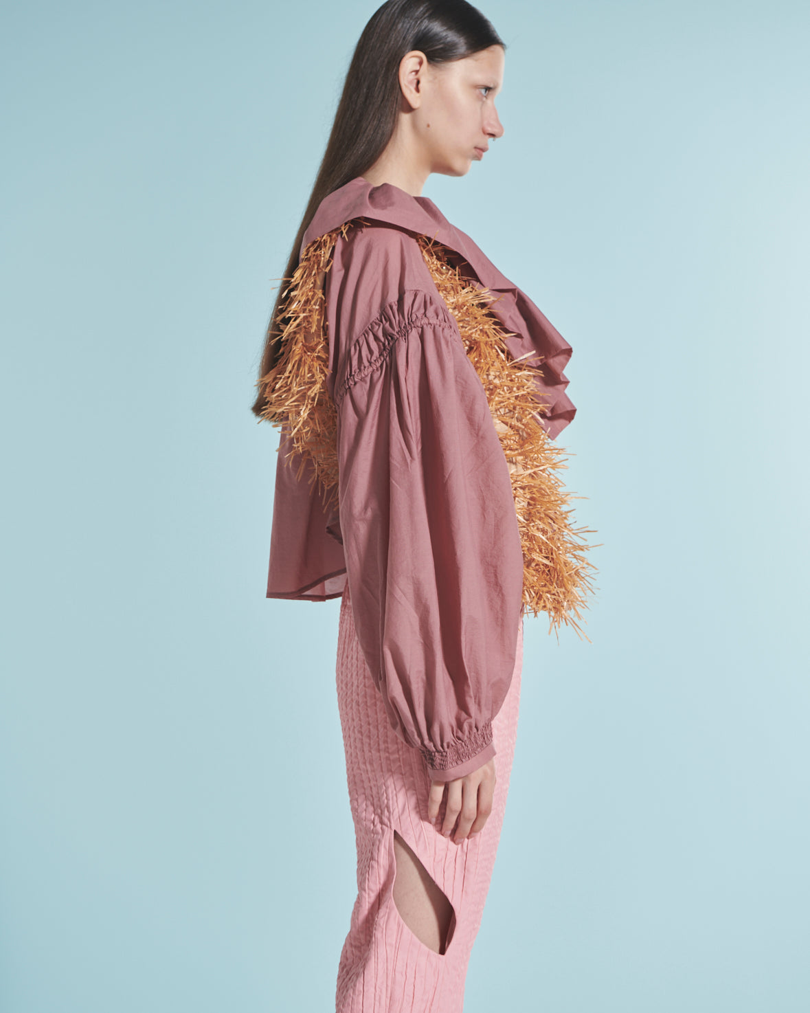 トップス Chiho GEOMETRIC EMBROIDERY S/S SHT – GQ SHOP