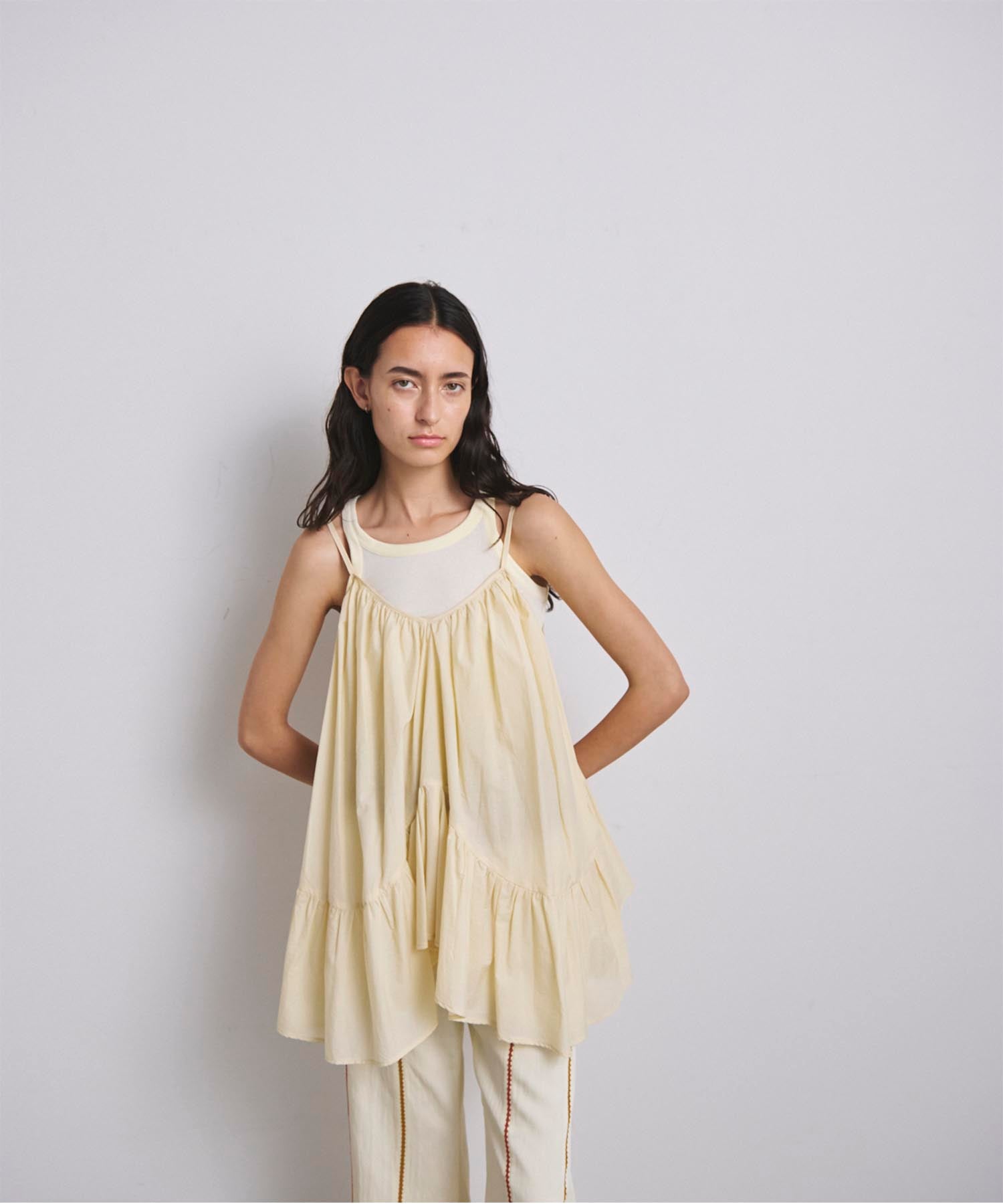 GATHER CAMI DRESS｜muller of yoshiokubo(ミュラーオブ