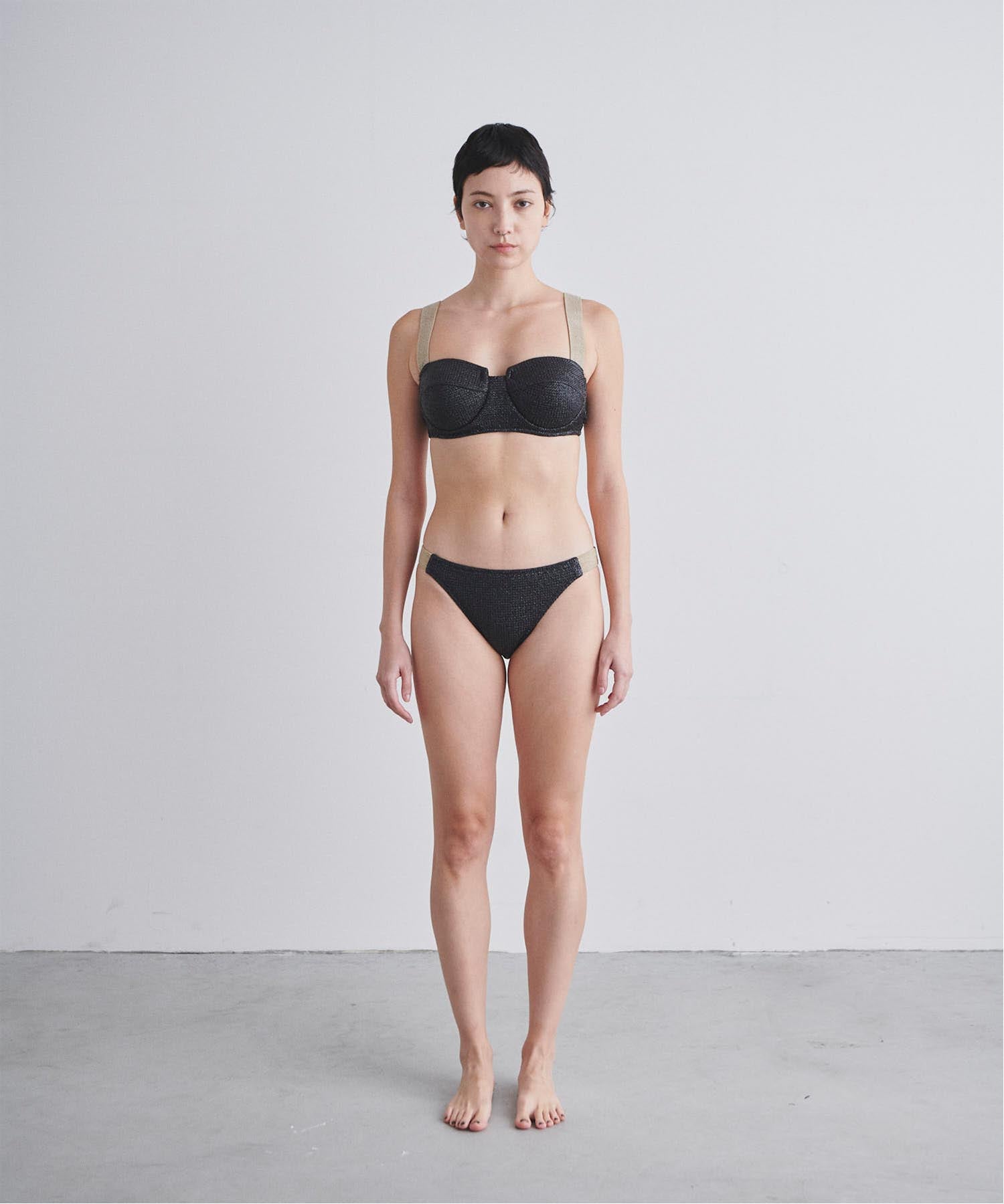 Raffia low waist bottom｜muller of yoshiokubo(ミュラーオブ