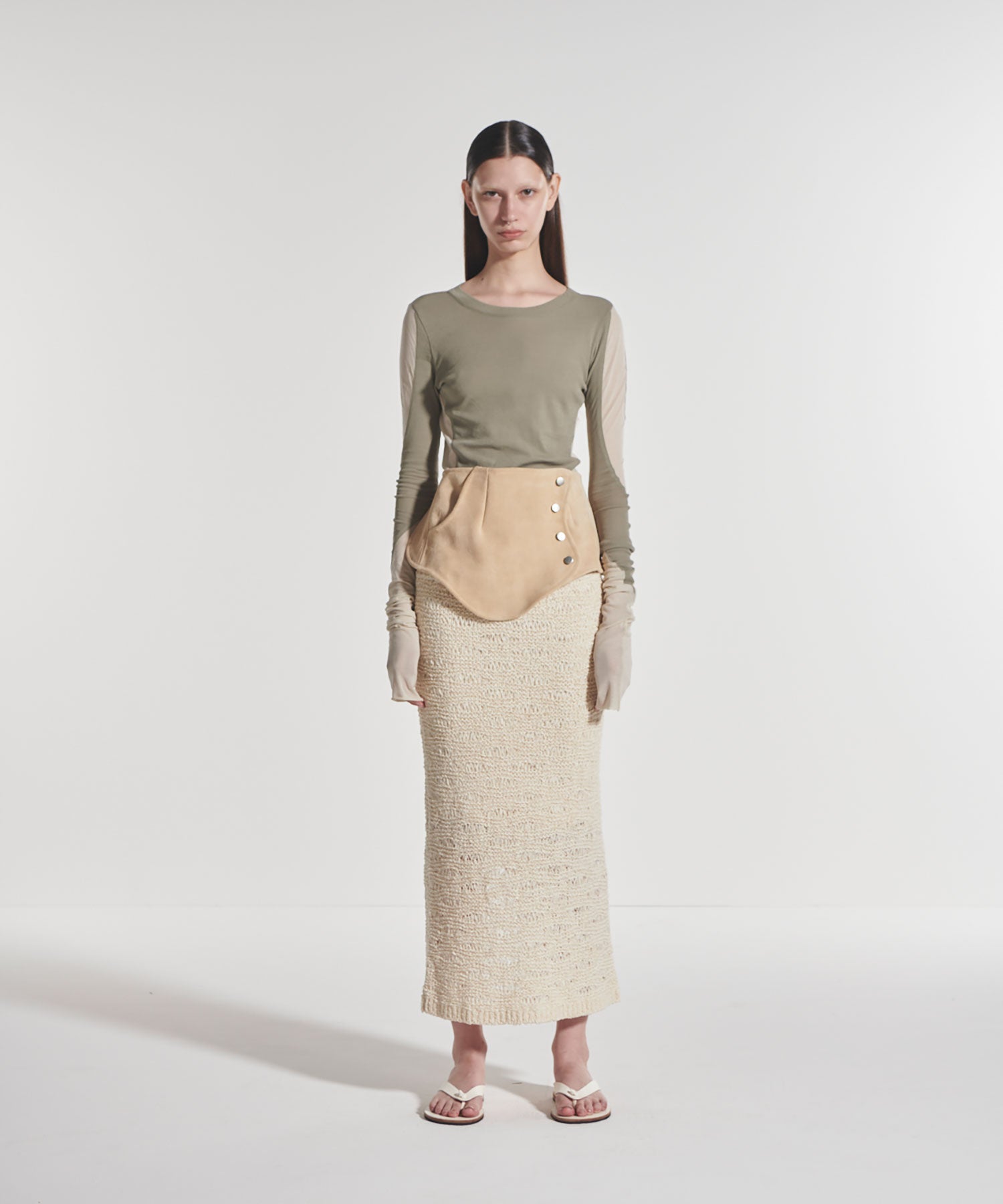 GOURD KNIT SKIRT｜muller of yoshiokubo(ミュラーオブ