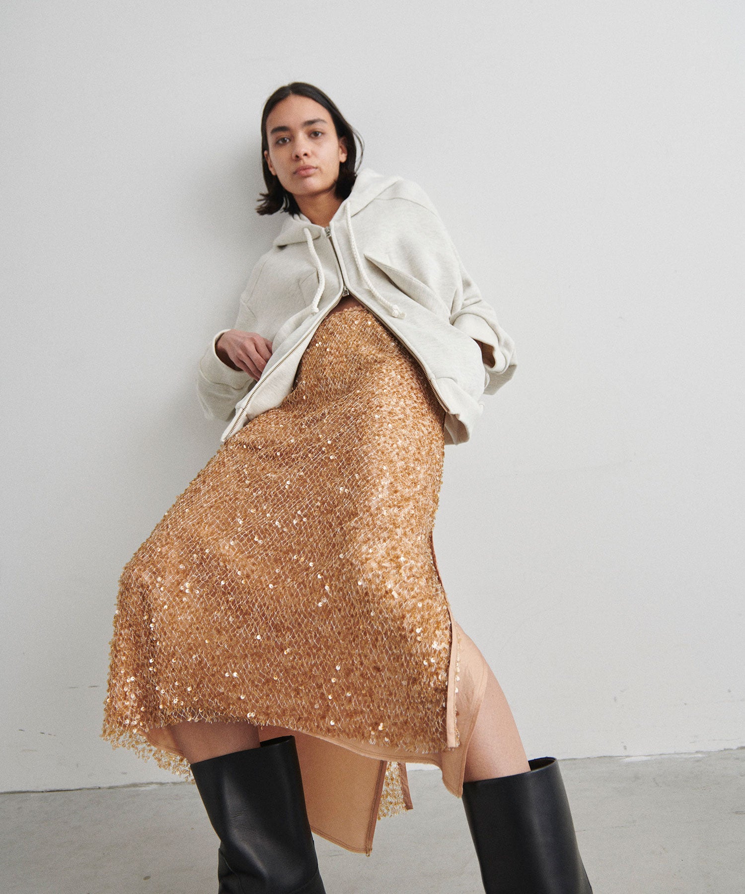 muller of yoshikubo スカート muller of yoshiokubo(ミュラーオブヨシオクボ)】ムーンタイト