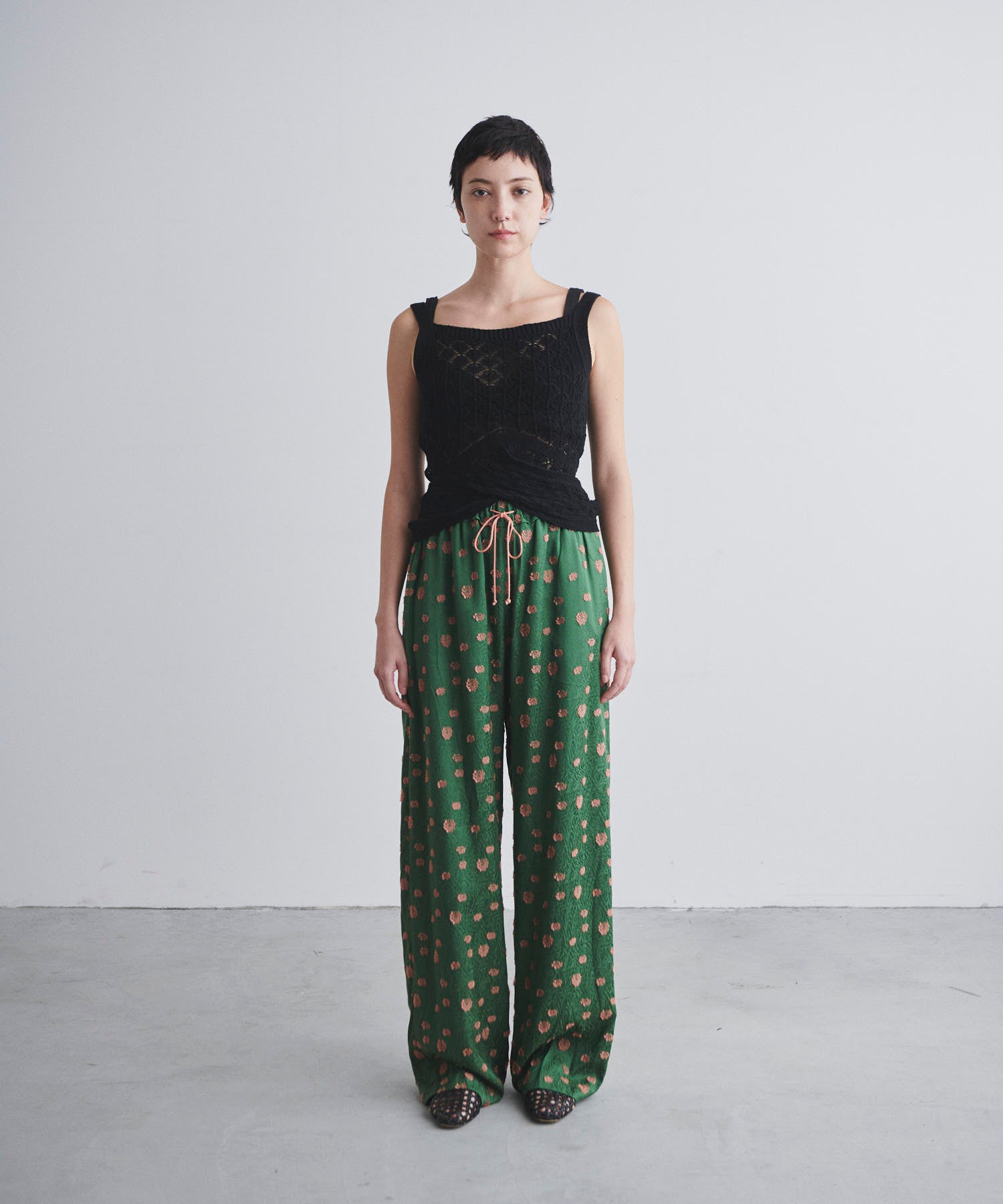 SPIDER CROSS KNIT|muller of yoshiokubo(ミュラーオブヨシオクボ SPIDER CROSS KNIT|muller of yoshiokubo(ミュラーオブヨシオクボ