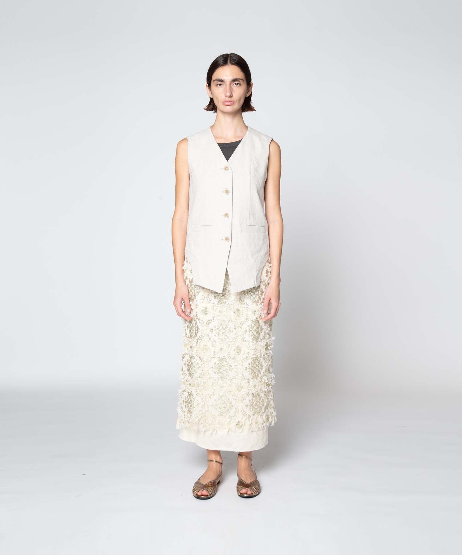 【Anthropologie】バンジャナン・ポーラ・ミディスカート GLARE SKIRT｜muller of yoshiokubo(ミュラーオブヨシオクボ
