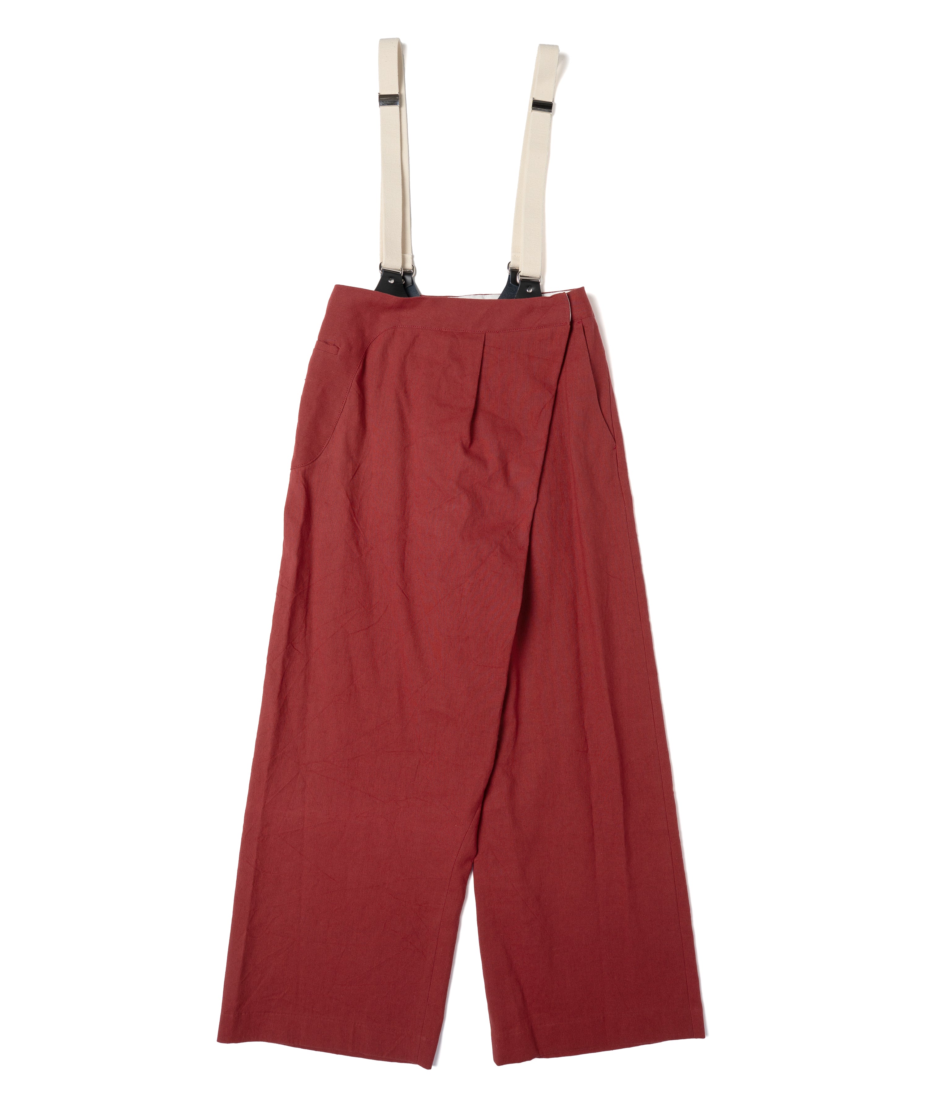 LINO TWIST PT W/SUSPENDER｜muller of yoshiokubo(ミュラーオブ