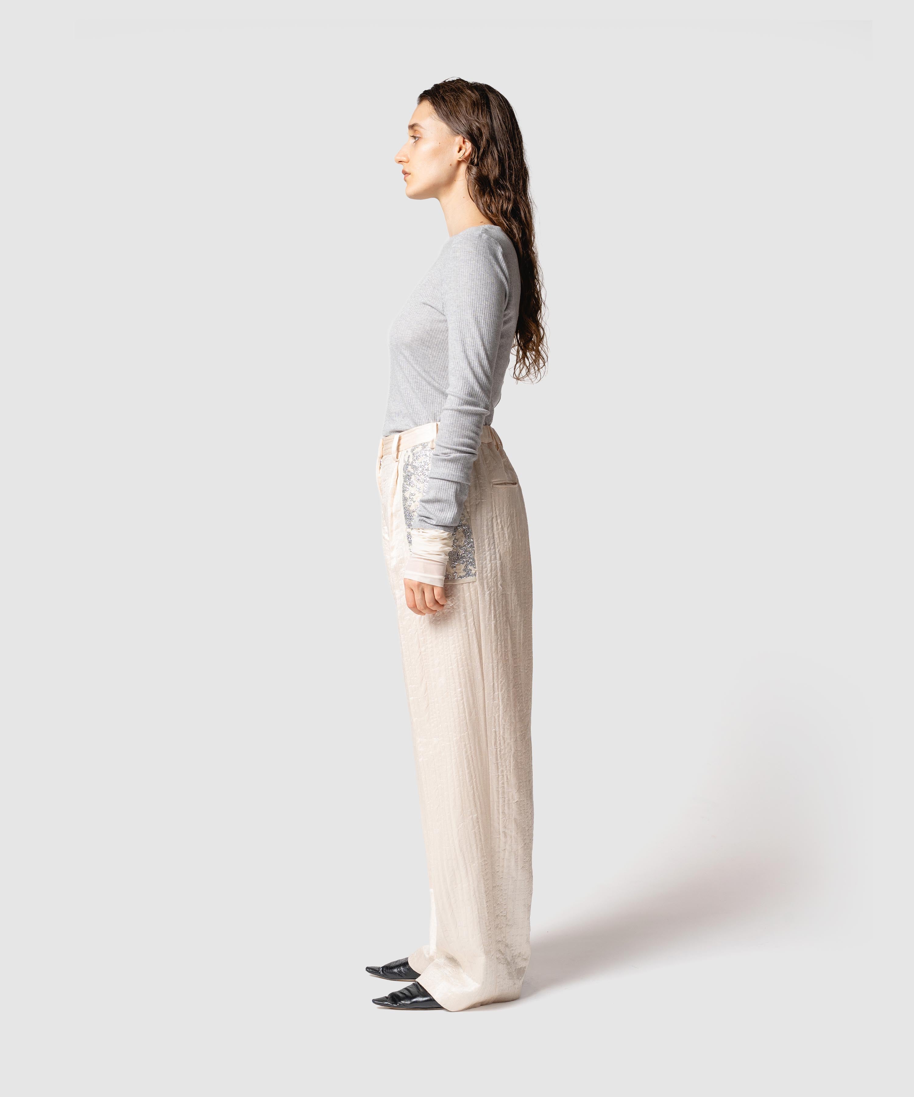 【試着のみ】deres デレス 11th リネン　パンツ 11th COLLECTION – deres.online