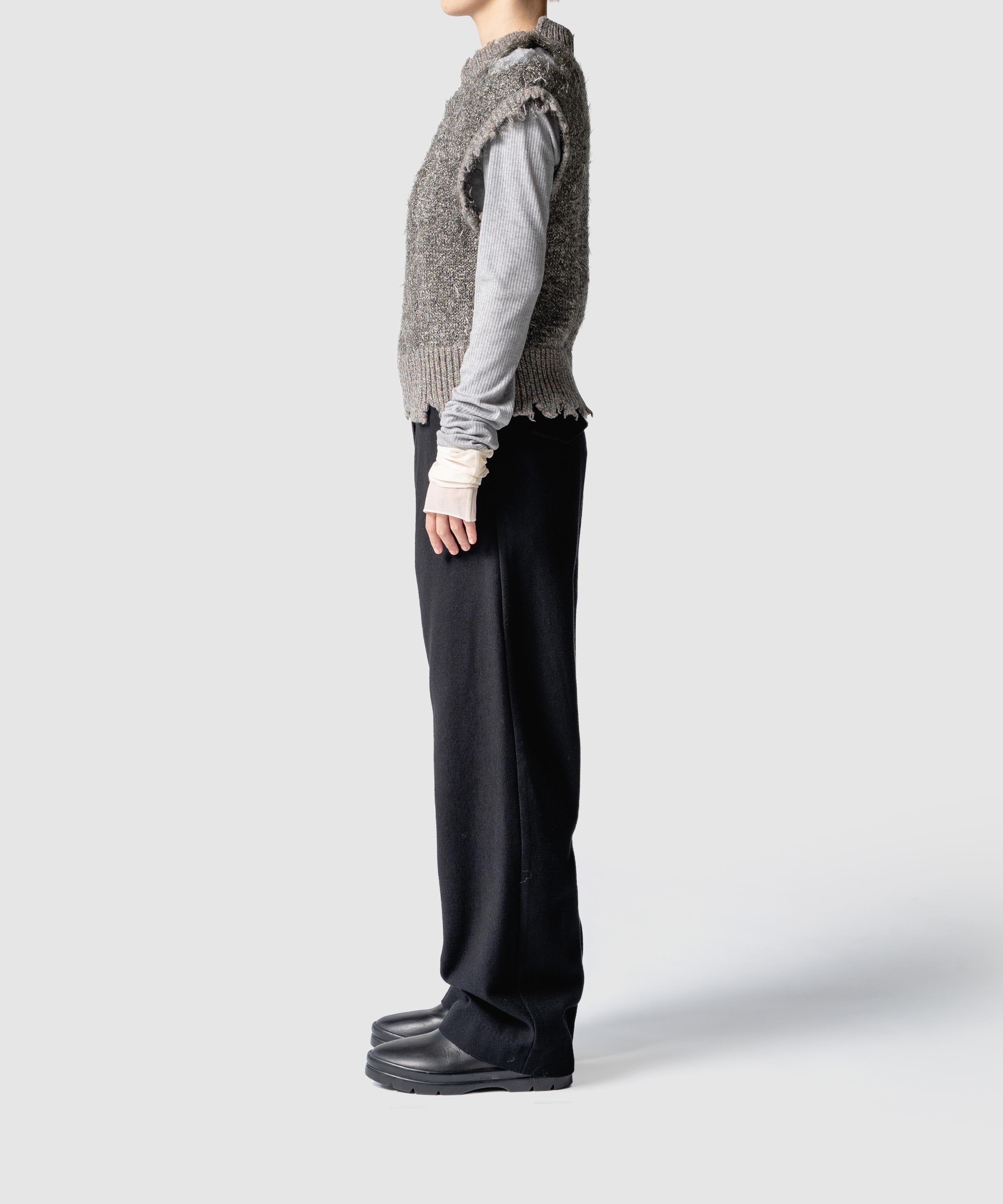 glitter knit vest｜muller of yoshiokubo(ミュラーオブ