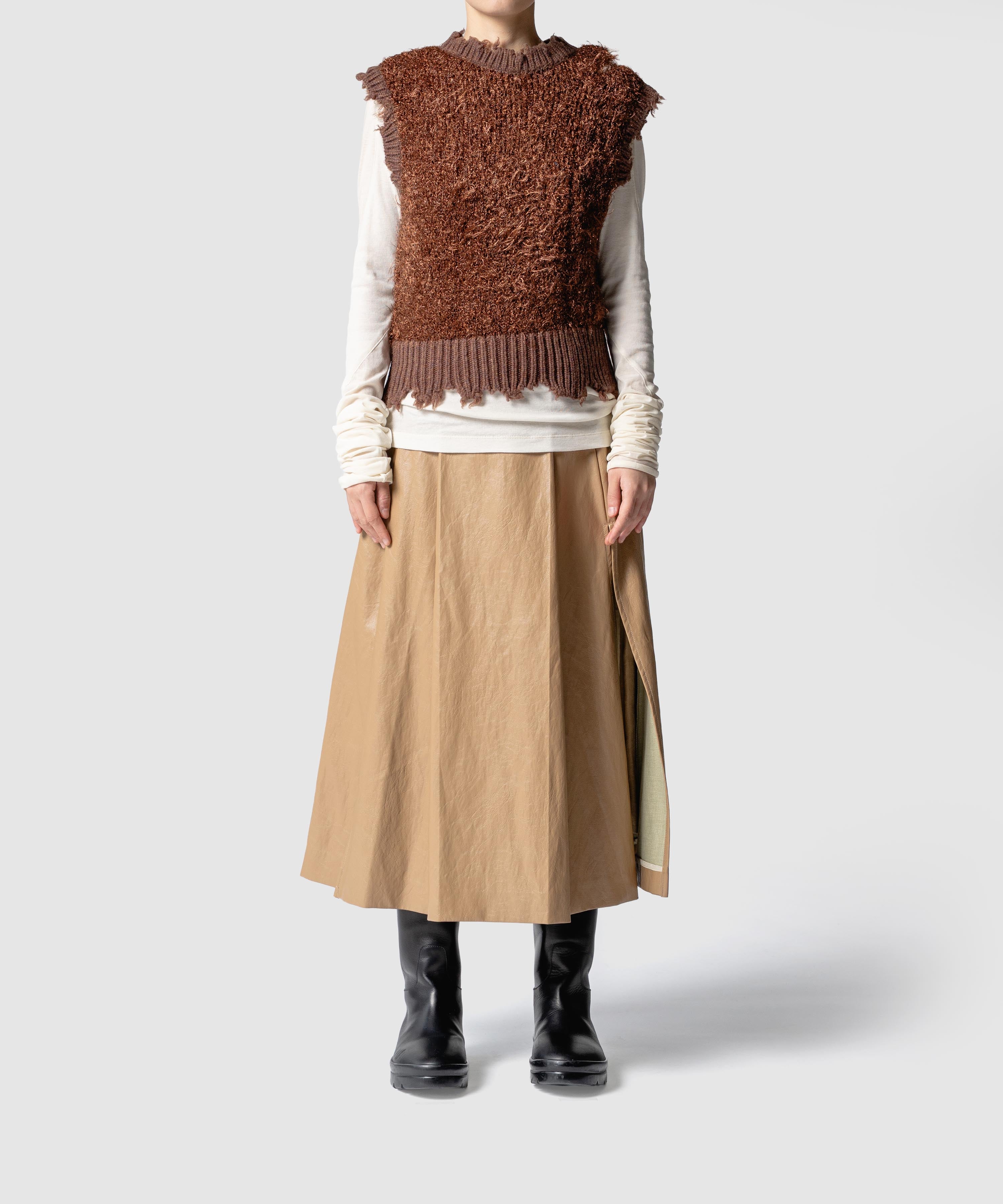 MOON LAYER SKIRT｜muller of yoshiokubo(ミュラーオブ