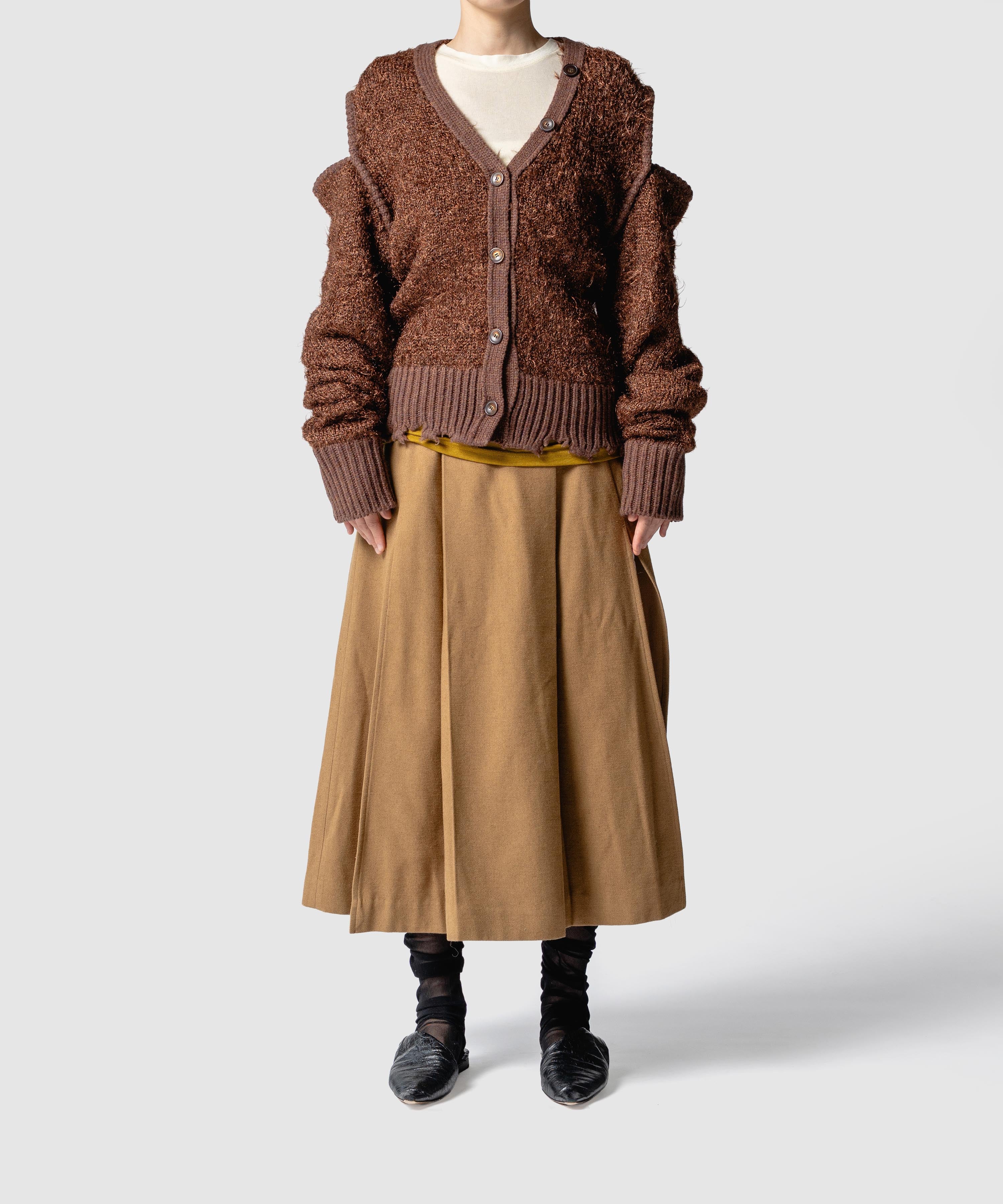 glitter knit cardigan｜muller of yoshiokubo(ミュラーオブ