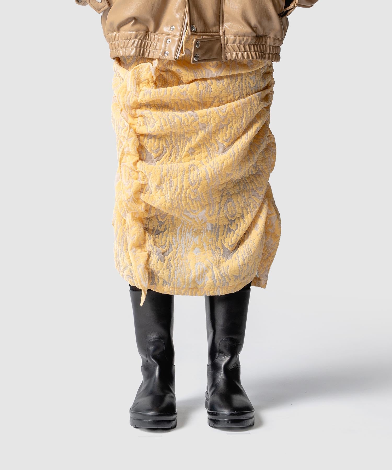 CELOSIA GATHER SKIRT｜muller of yoshiokubo(ミュラーオブヨシオクボ