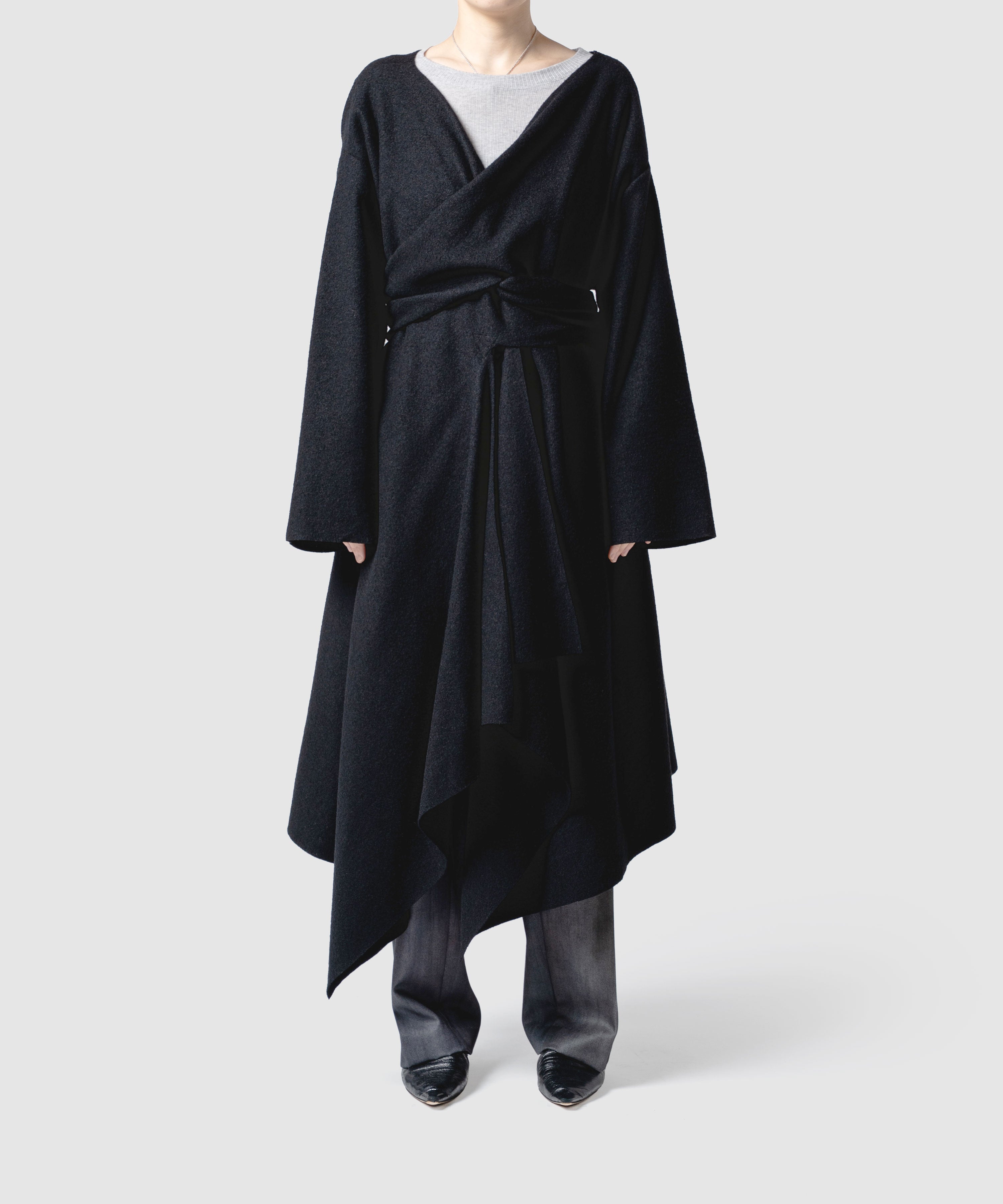 美品　21AW 　ミュラーオブヨシオクボ　パリゴ別注　ウール　ベルト WOOL WRAP DRESS｜muller of yoshiokubo(ミュラーオブヨシオクボ)公式