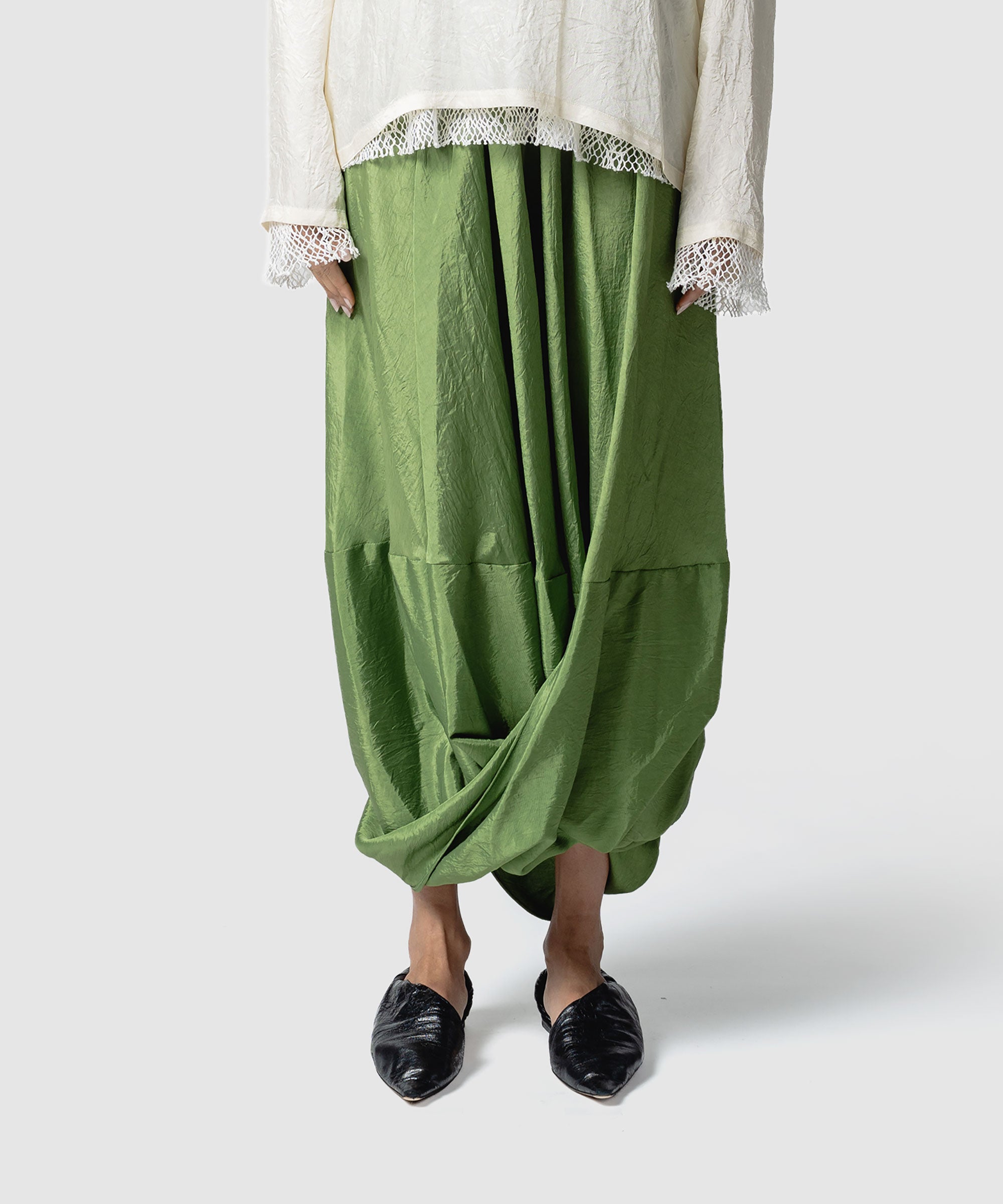 WRINKLES TWIST SKIRT｜muller of yoshiokubo(ミュラーオブヨシオクボ