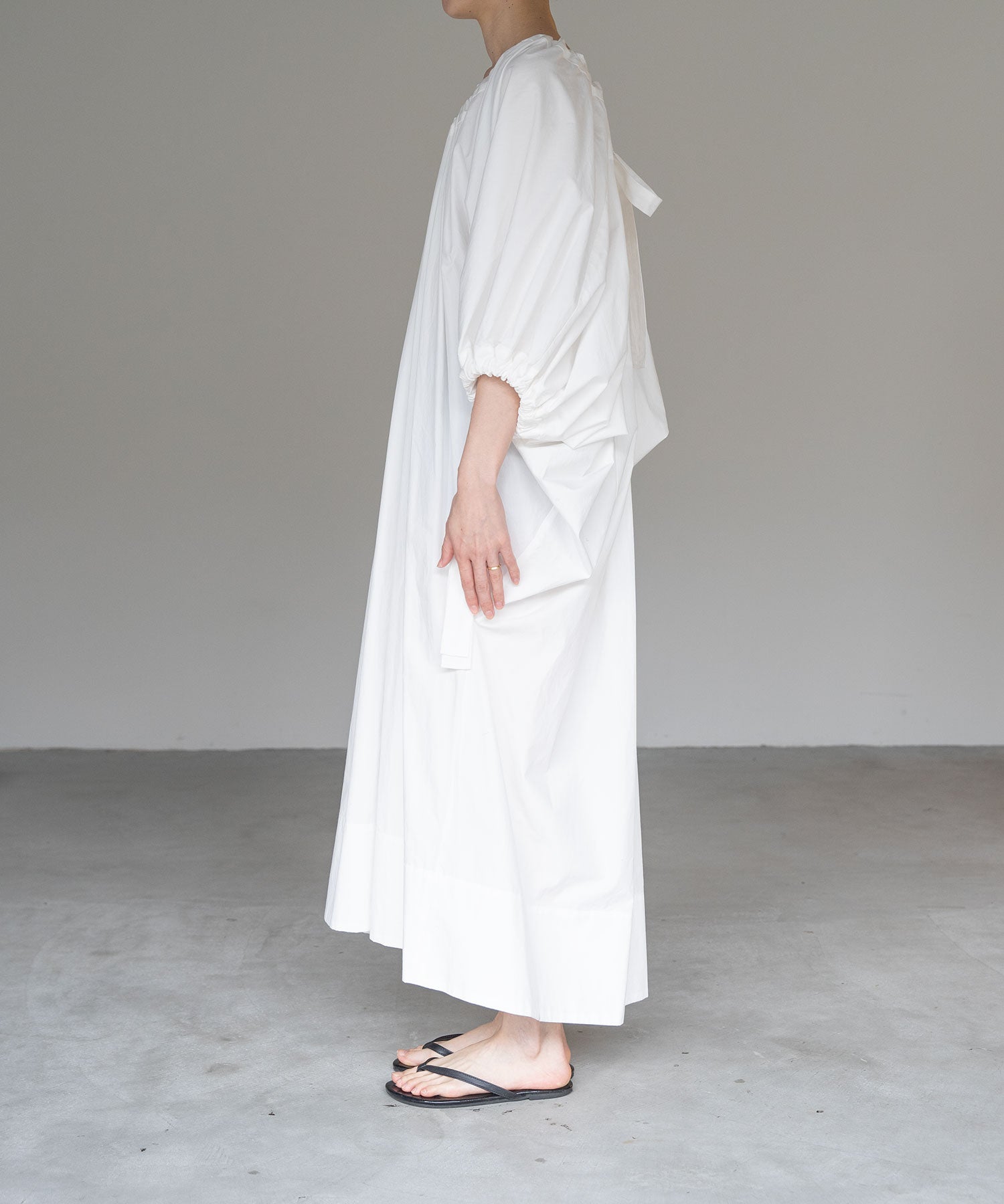 ひざ丈ワンピースmuller of yoshiokubo / ミュラーオブヨシオクボ | Bahia Lace Shirts Dress ワンピース | 36 | white | レディース
