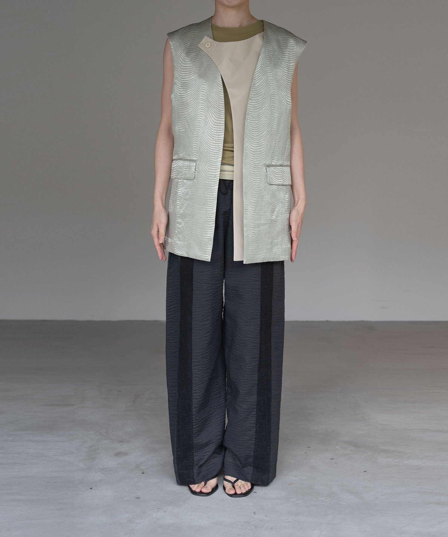 muller of yoshiokubo◆ベスト/38/ポリエステル/BRW/MLF22709 muller of yoshiokubo vest 38 polyester Brown MLF22709 Used