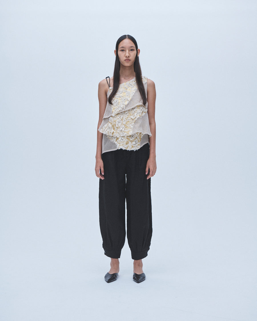 TUCK STITCHED PANTS｜muller of yoshiokubo(ミュラーオブヨシオクボ