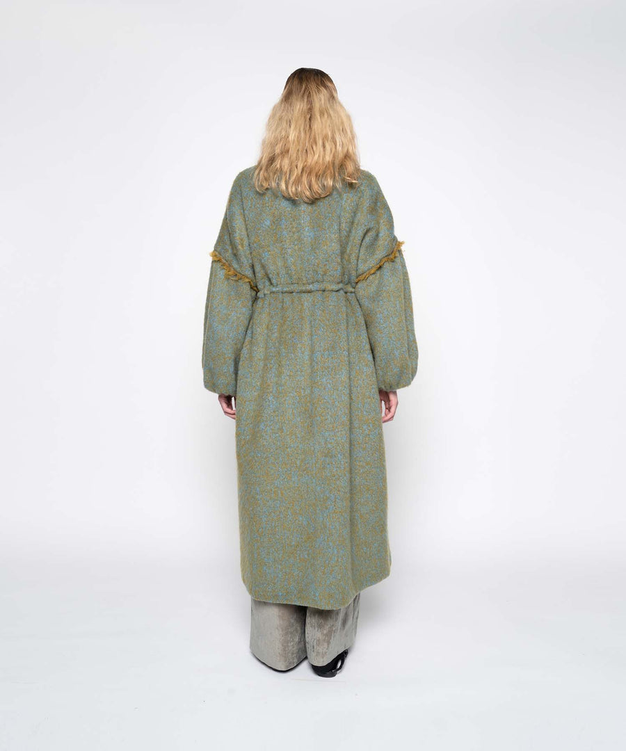 GRAIN MOHAIR REVERSIBLE COAT