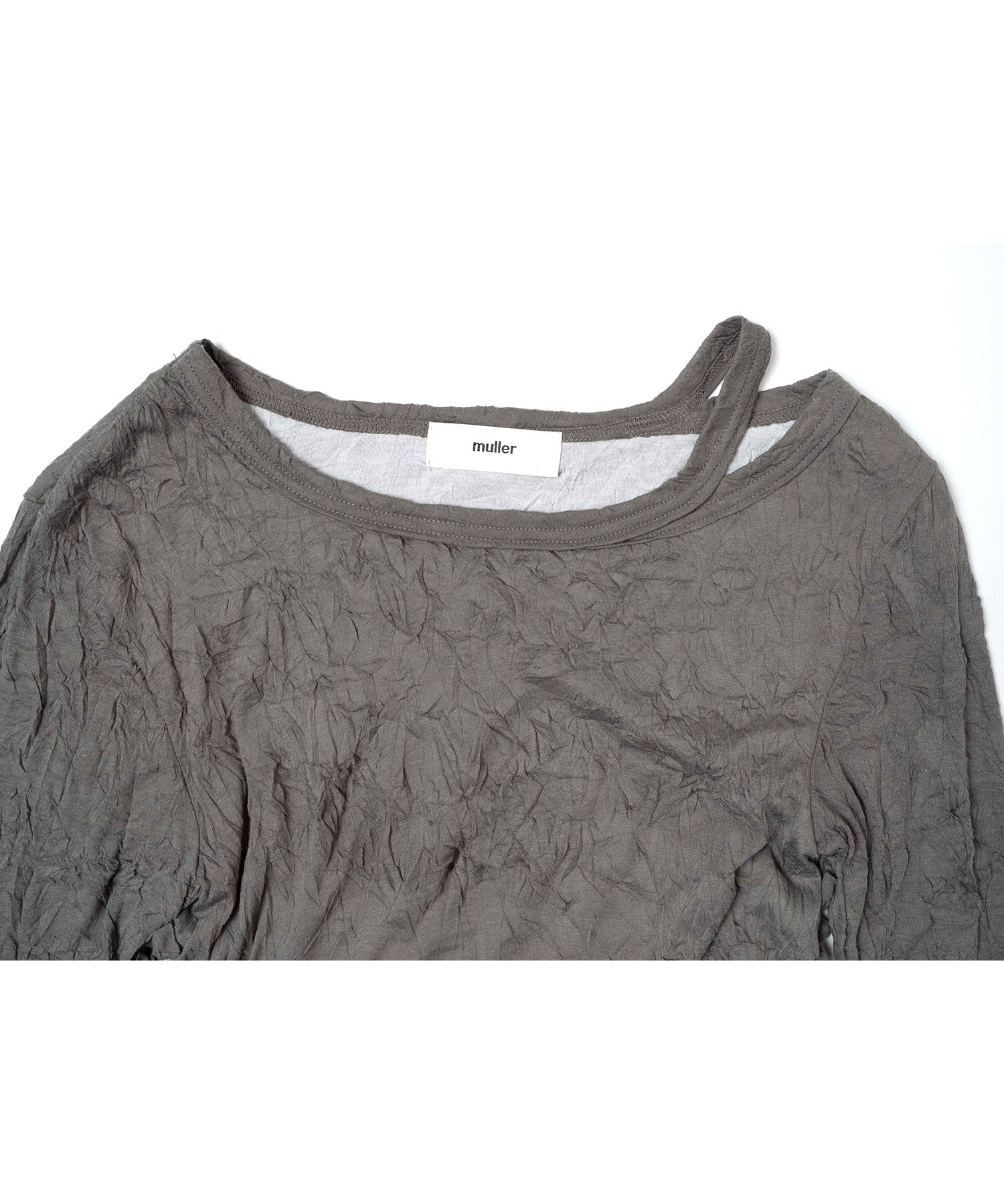 Torio様用　rehellinen 3点おまとめ WRINKLE SIDE RIBBON TOP｜muller of yoshiokubo(ミュラーオブ