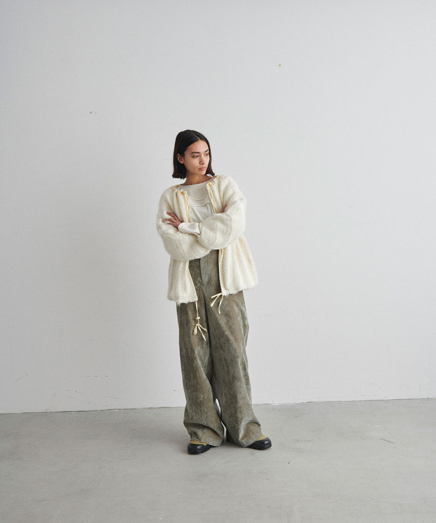 LATTICE MOHAIR BLOUSON