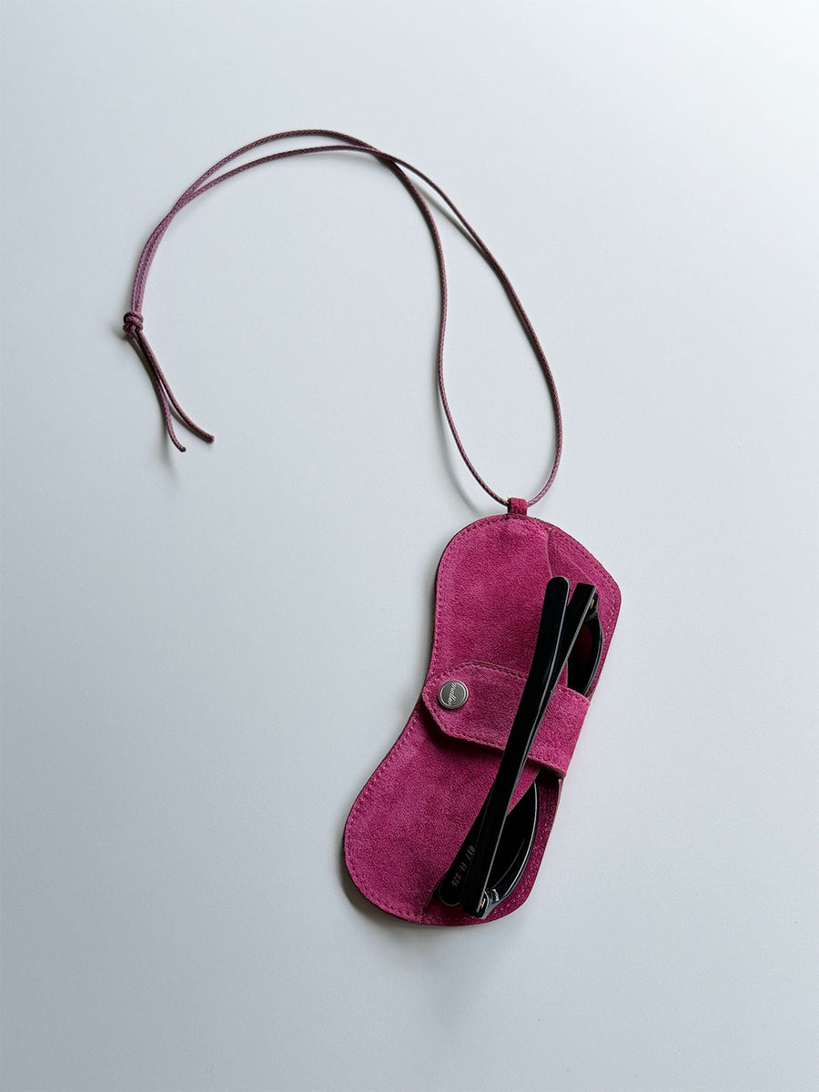 Glasses Case in Suede｜muller of yoshiokubo(ミュラーオブヨシオクボ