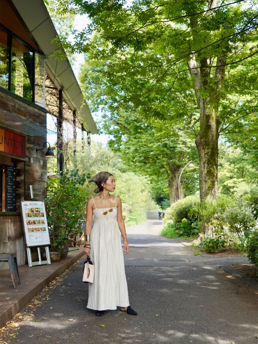 PANAMA CAMI DRESS｜muller of yoshiokubo(ミュラーオブヨシオクボ