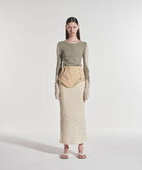 GOURD KNIT SKIRT｜muller of yoshiokubo(ミュラーオブ