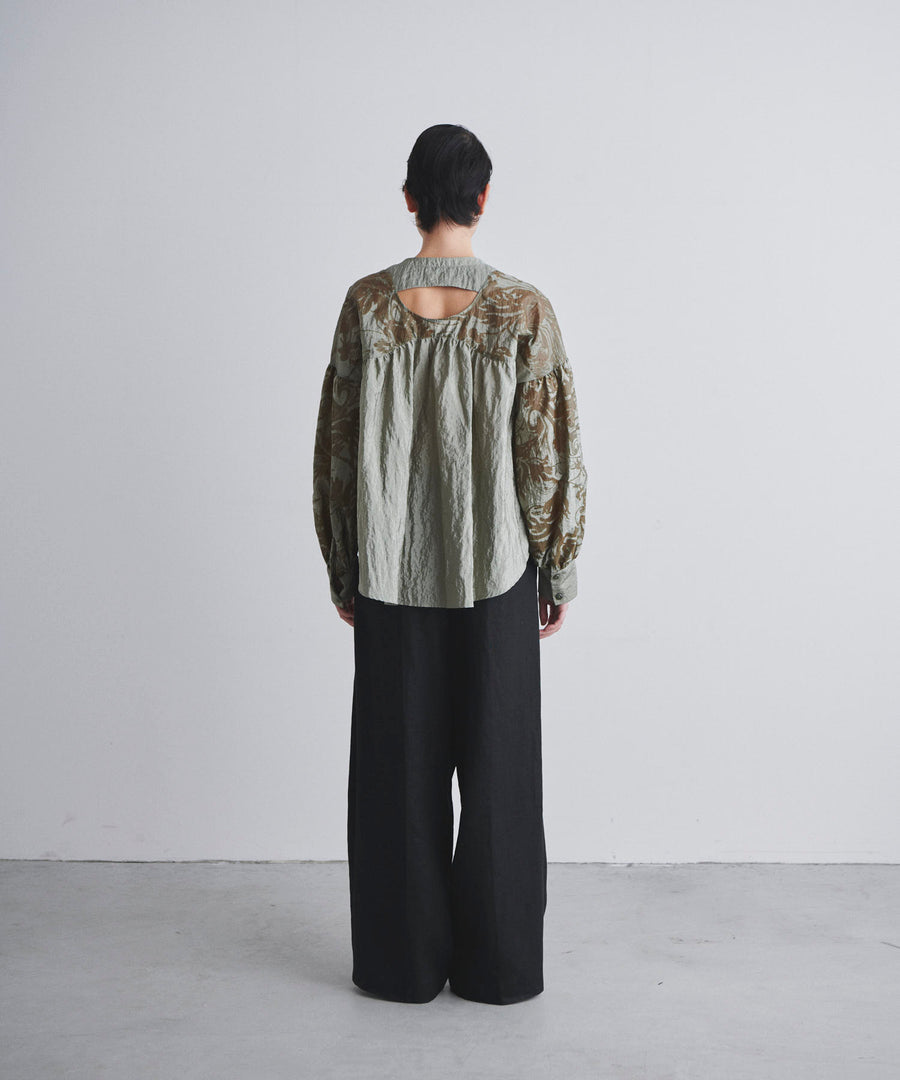 【残り1点】LACQUER BLOUSE