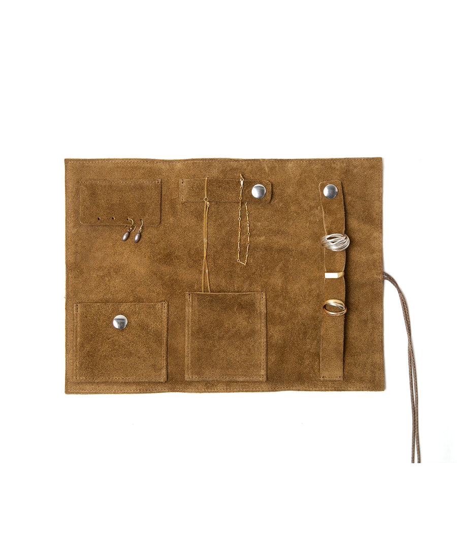 Jewelry Case in Suede