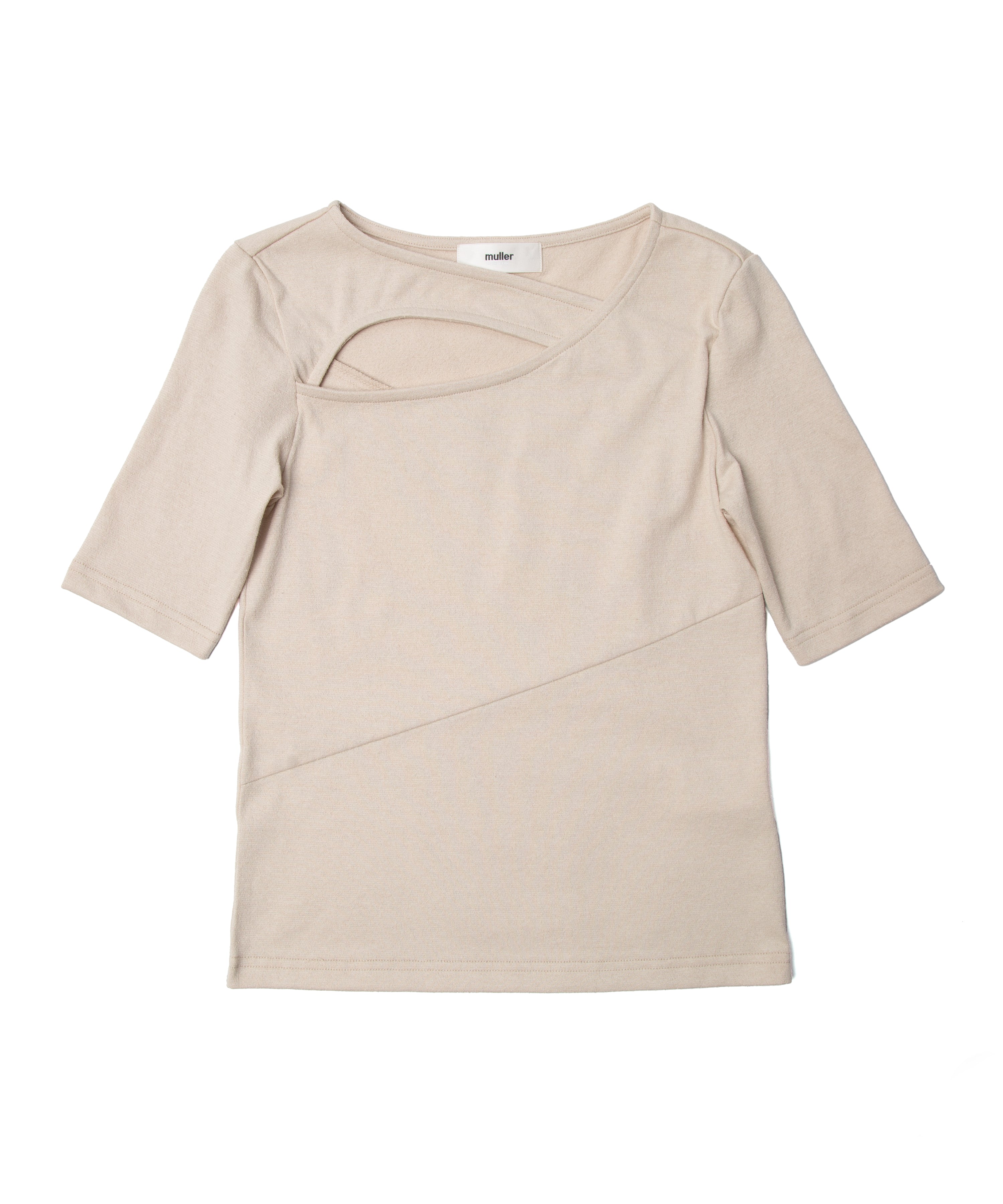 tシャツ muller of yoshiokubo（ミュラーオブヨシオクボ）SANDY HALF SLEEVE TOP レディース SANDY HALF SLEEVE TOP｜muller of yoshiokubo(ミュラーオブ