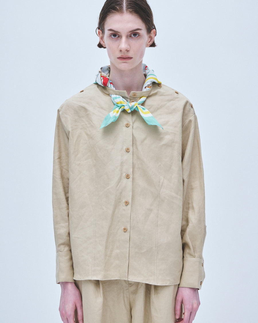 2WAY SHIRTS W/PALMA SCARF｜muller of yoshiokubo(ミュラーオブ