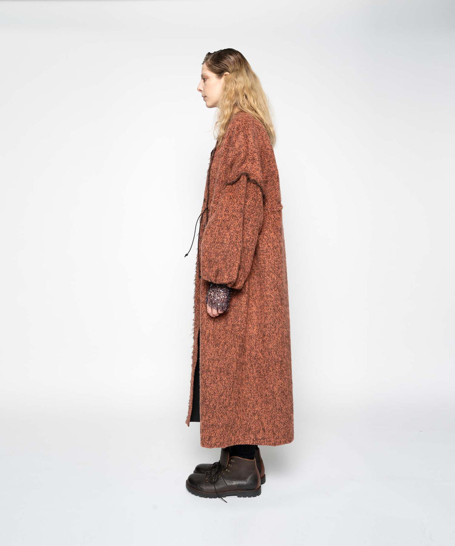 GRAIN MOHAIR REVERSIBLE COAT