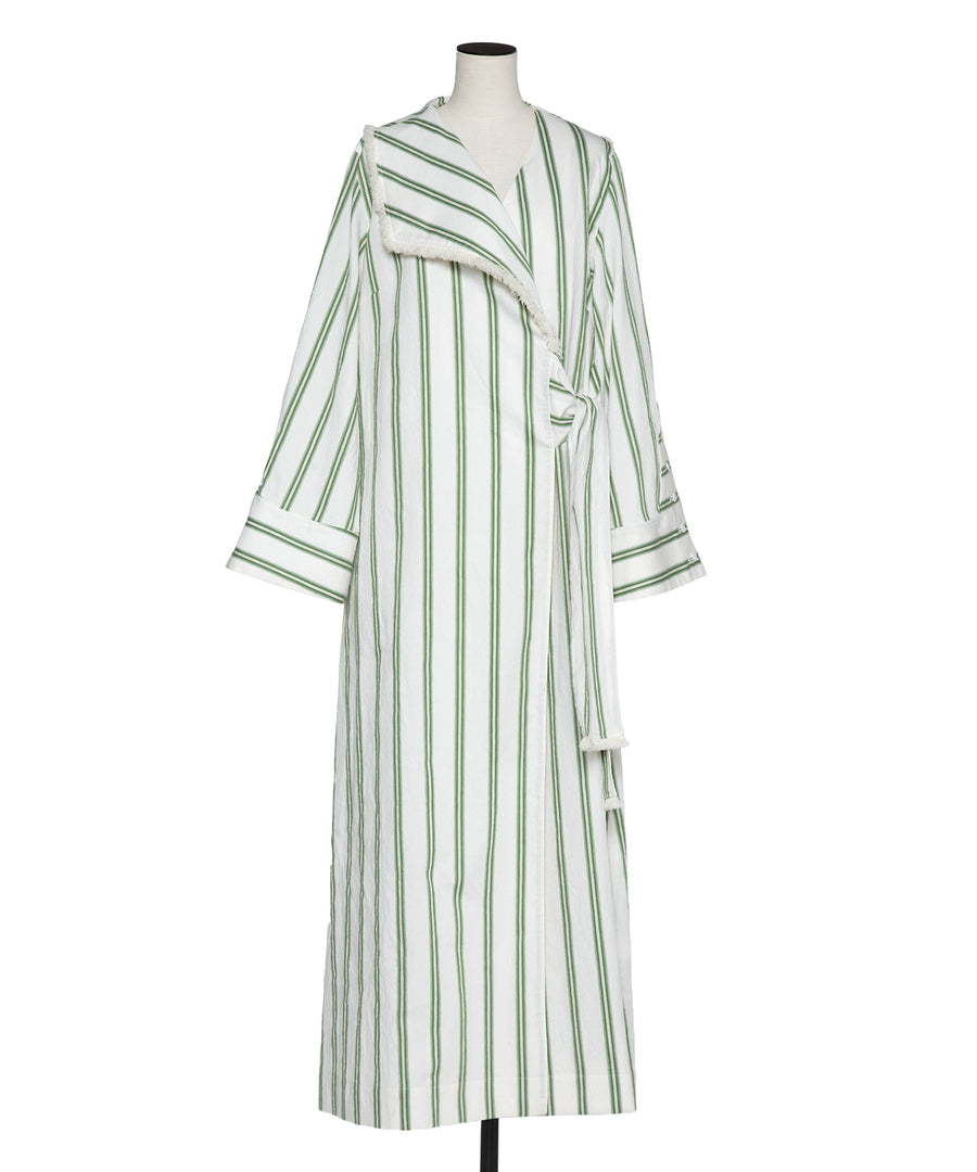 【残り1点】stripe gown dress