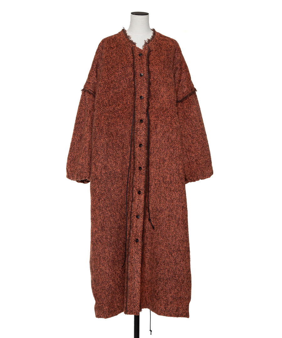 GRAIN MOHAIR REVERSIBLE COAT