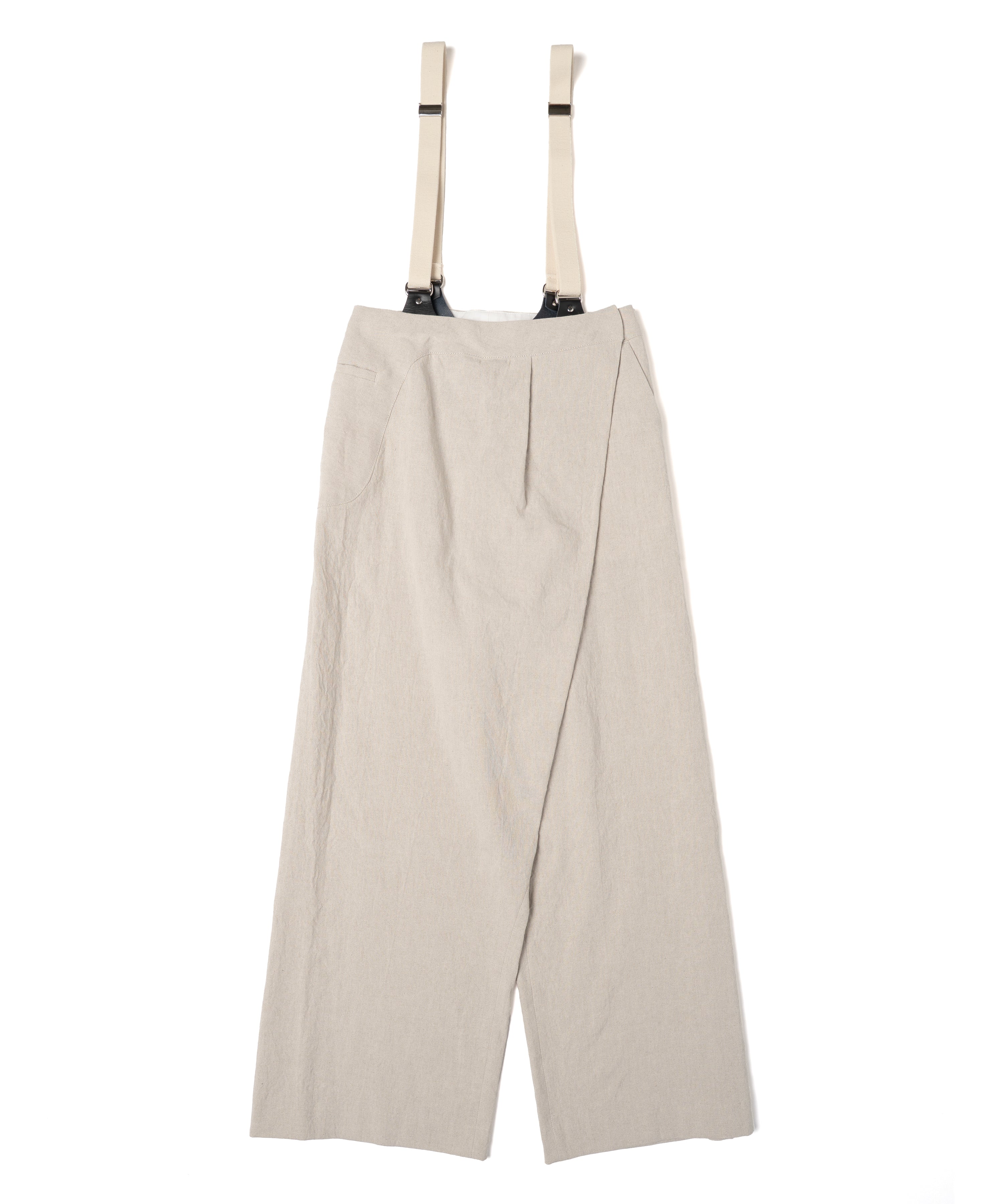 LINO TWIST PT W/SUSPENDER｜muller of yoshiokubo(ミュラーオブ