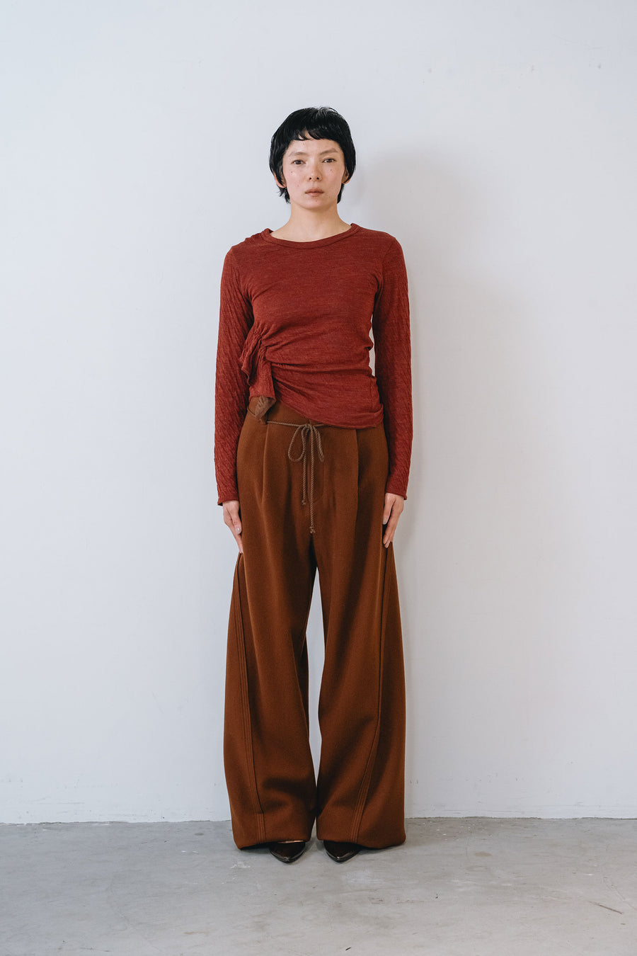 MELLOW WOOL PANTS｜muller of yoshiokubo(ミュラーオブヨシオクボ