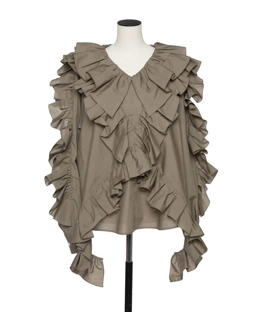 FRILLED BLOUSE