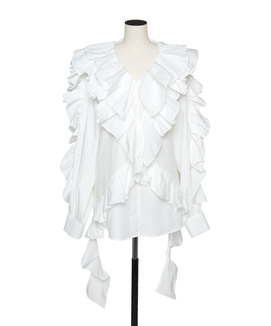 FRILLED BLOUSE