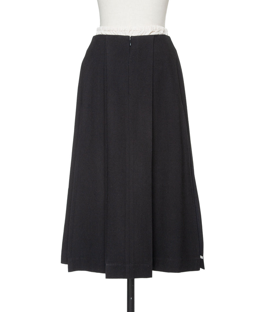 BUMPY WOOL LAYER SKIRT