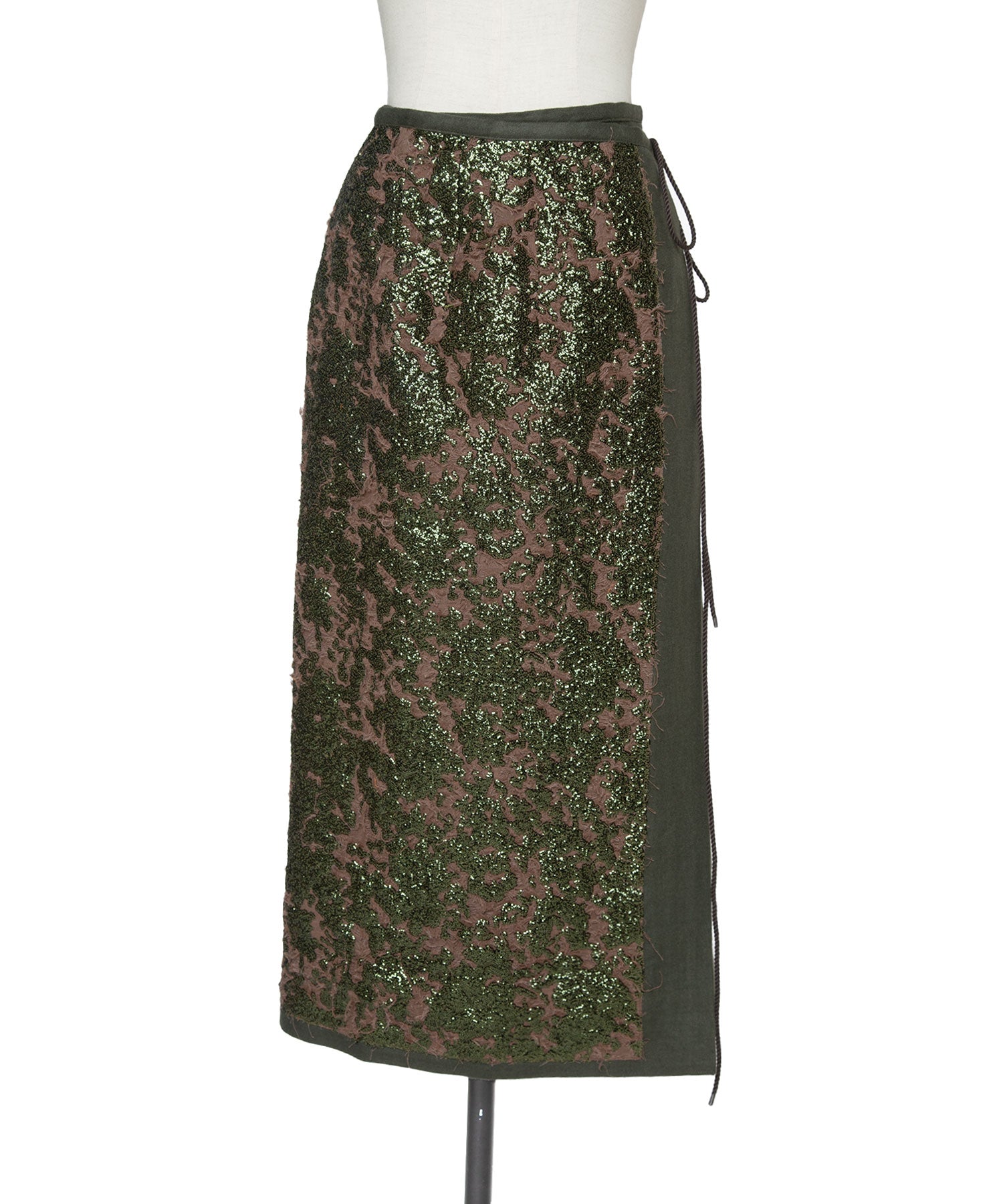 muller of yoshiokubo新品　ペイズリー柄 フリンジスカート SURGE FRINGE SKIRT｜muller of yoshiokubo(ミュラーオブ