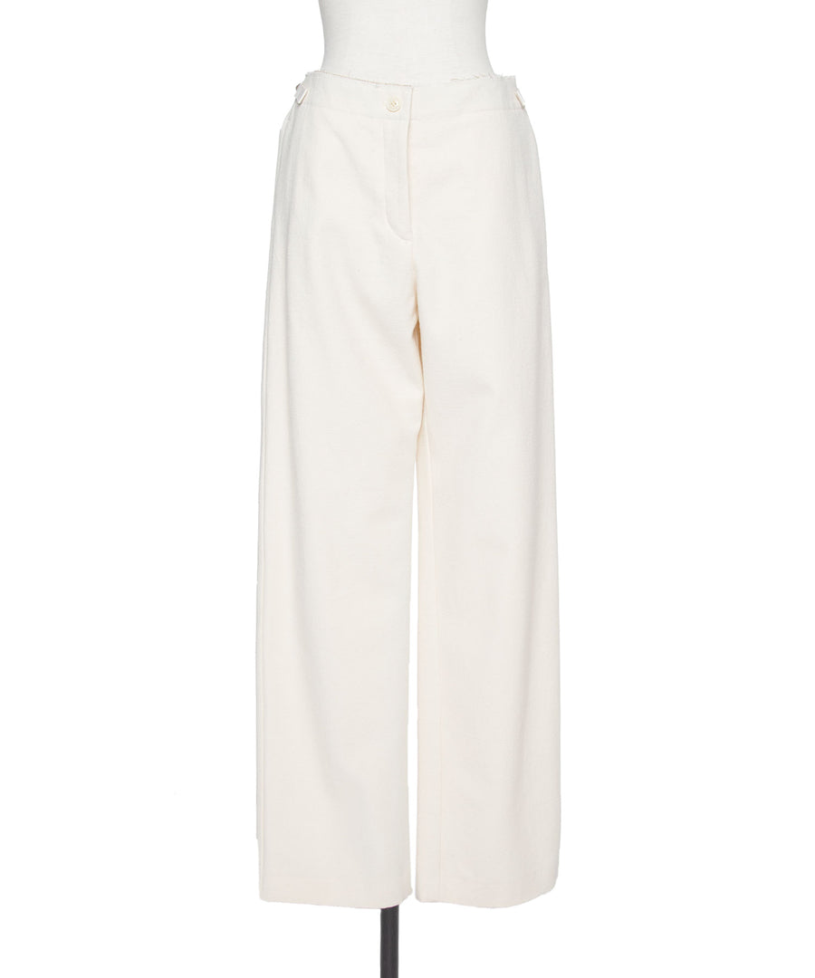 BUMPY WOOL PANTS