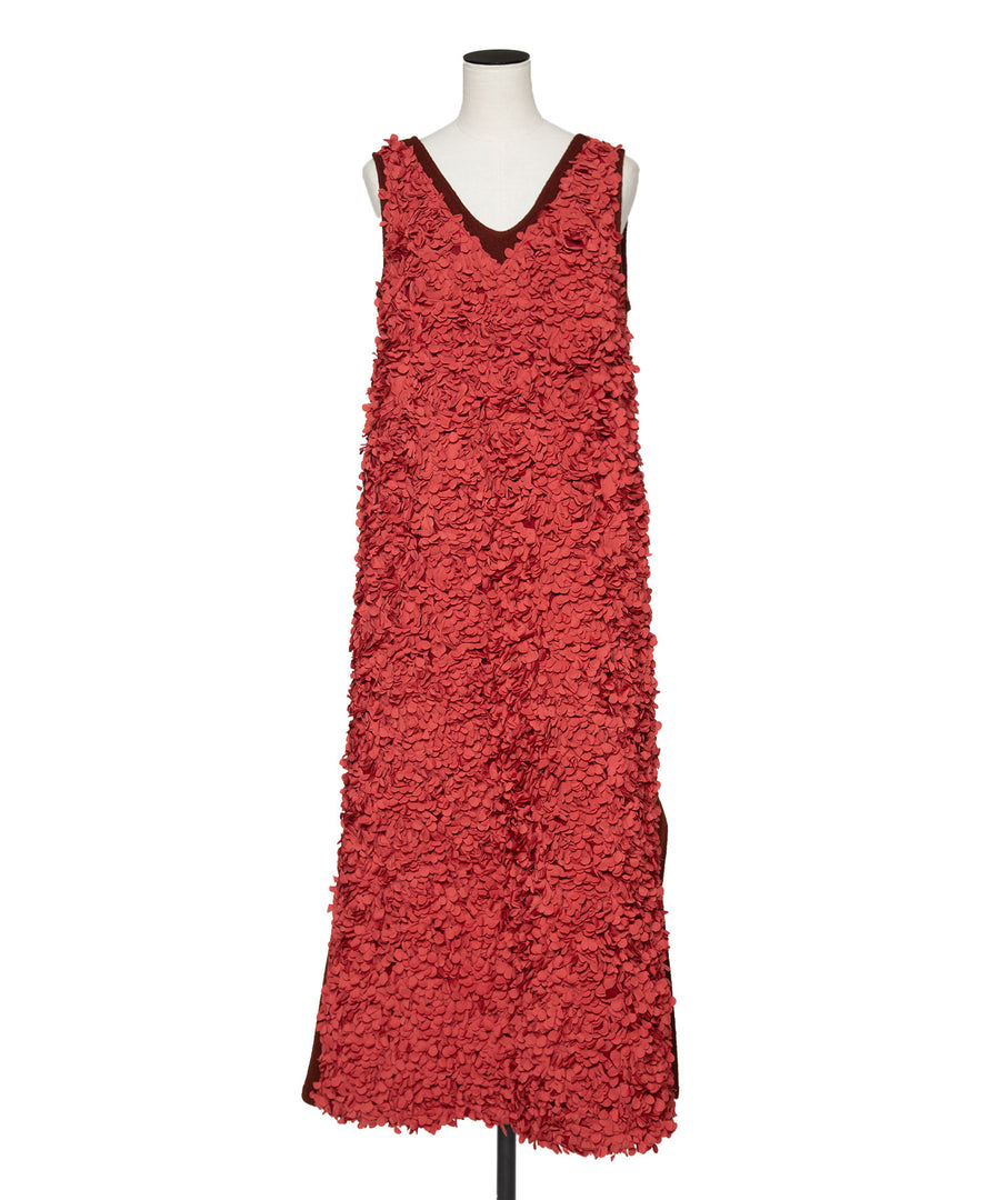 FLOWY FRILLED DRESS