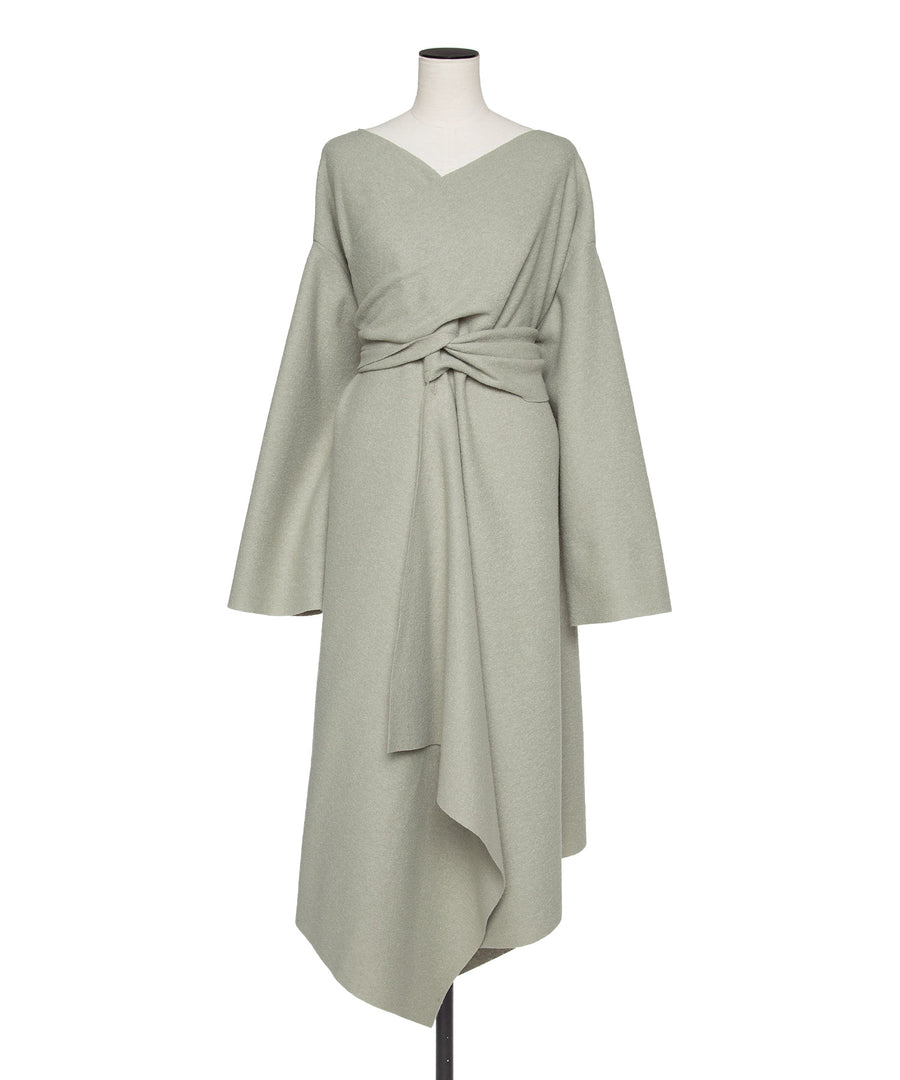 WOOL WRAP DRESS