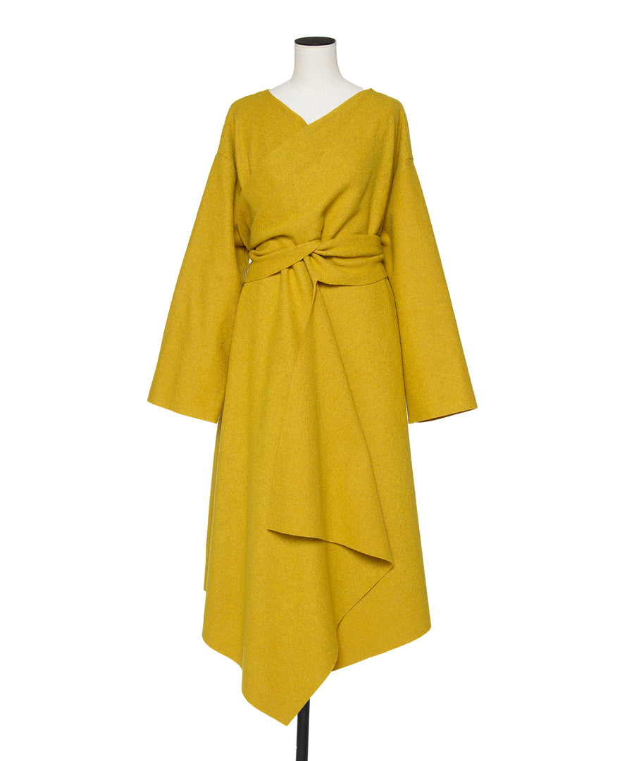 WOOL WRAP DRESS