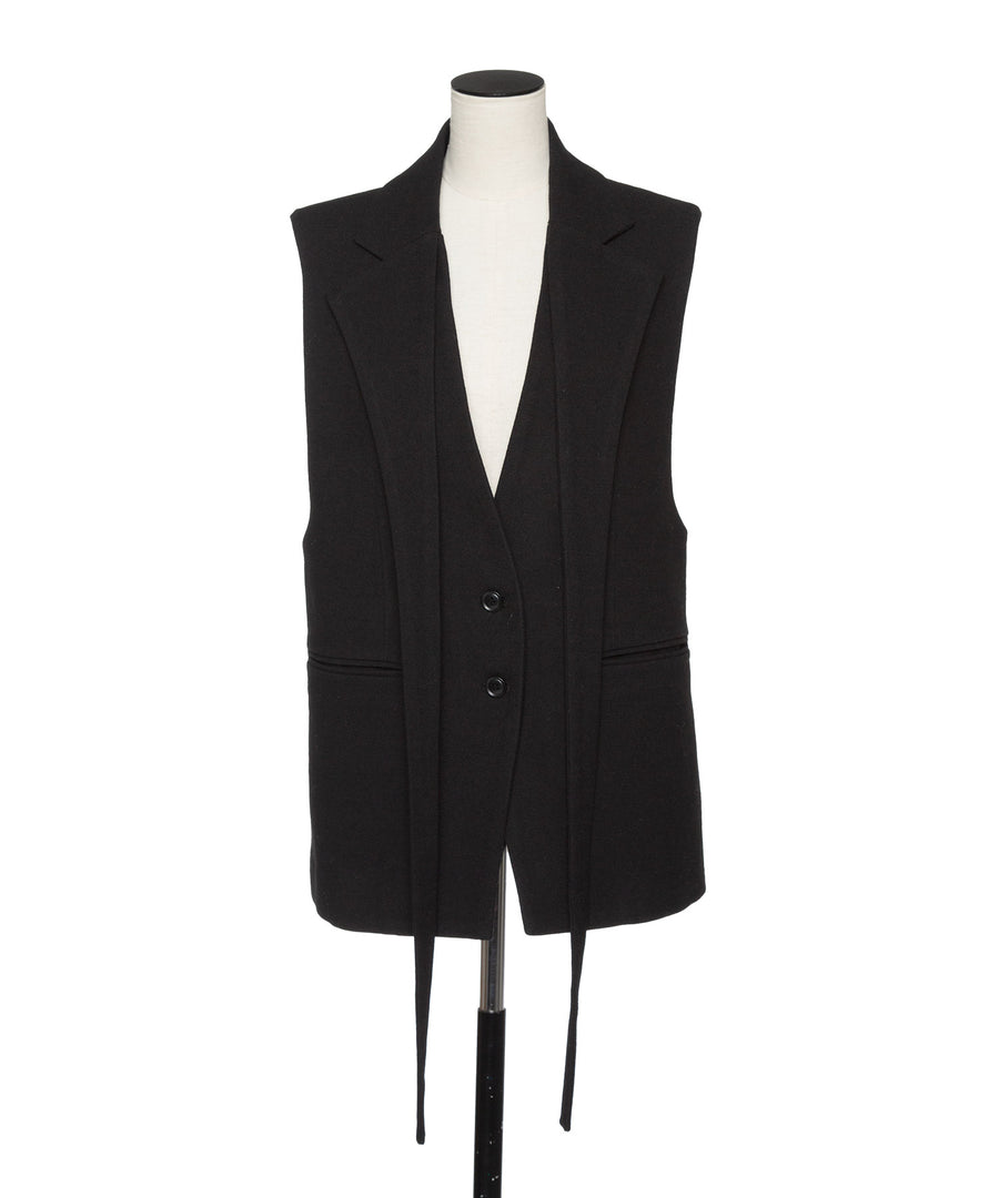 BUMPY WOOL VEST