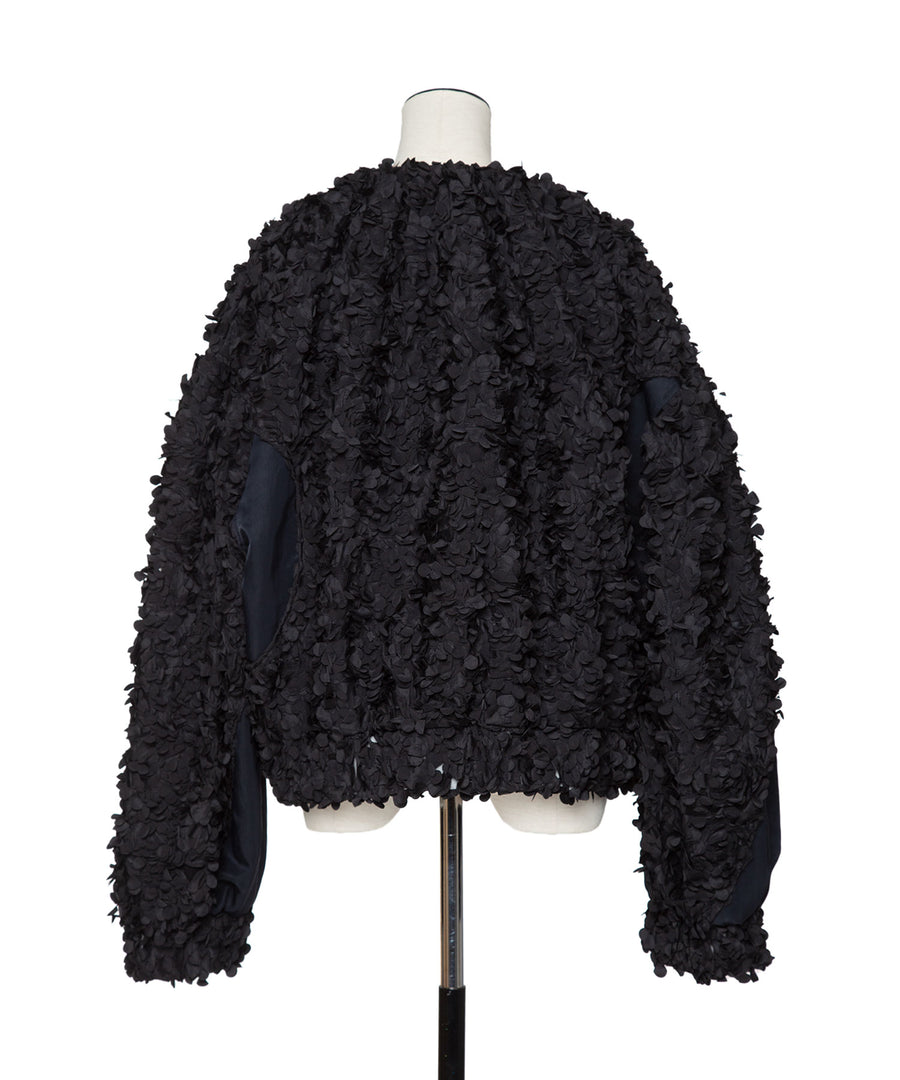 FLOWY FRILLED BLOUSON
