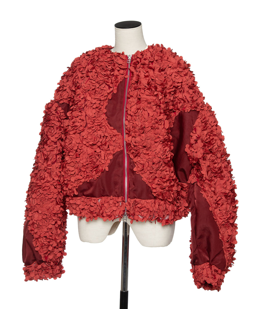 FLOWY FRILLED BLOUSON
