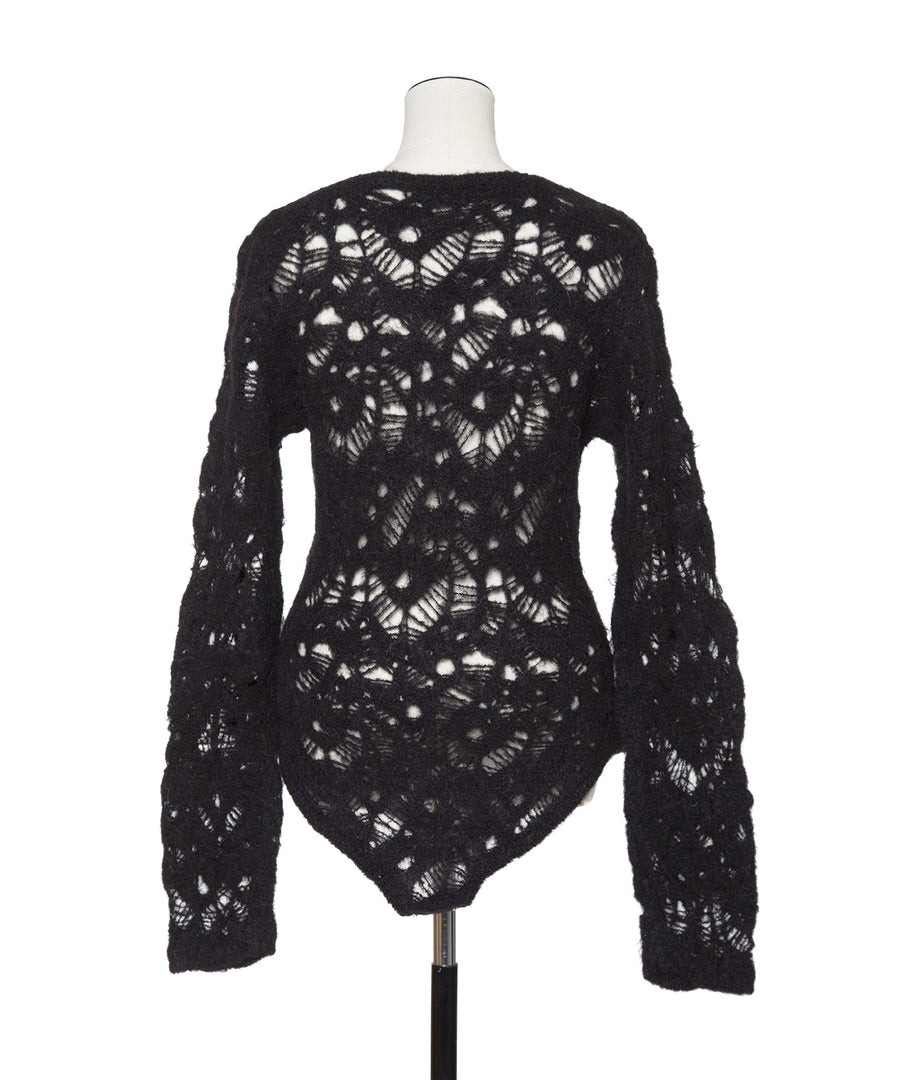 MOHAIR LACE BODY SUIT