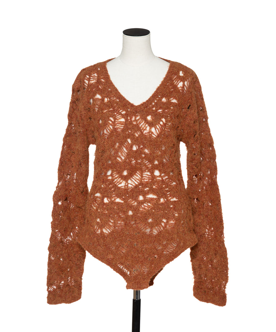 MOHAIR LACE BODY SUIT
