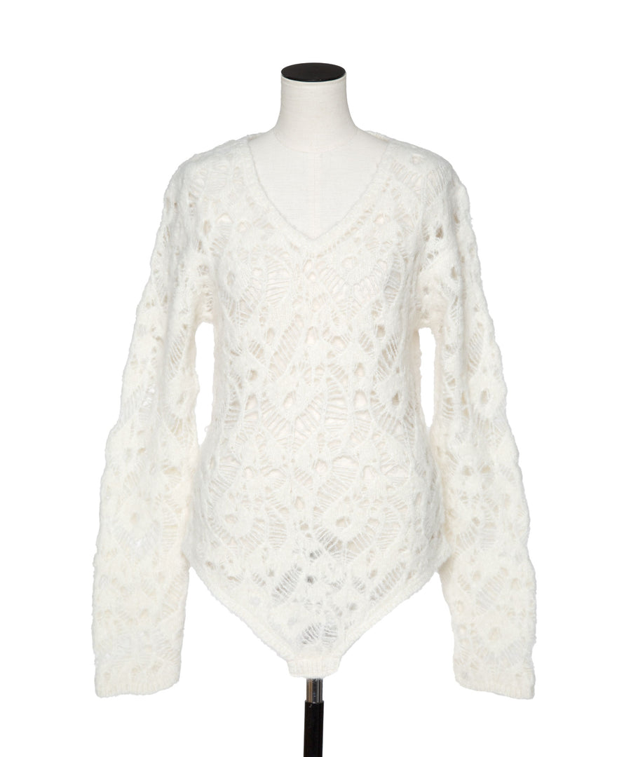 MOHAIR LACE BODY SUIT