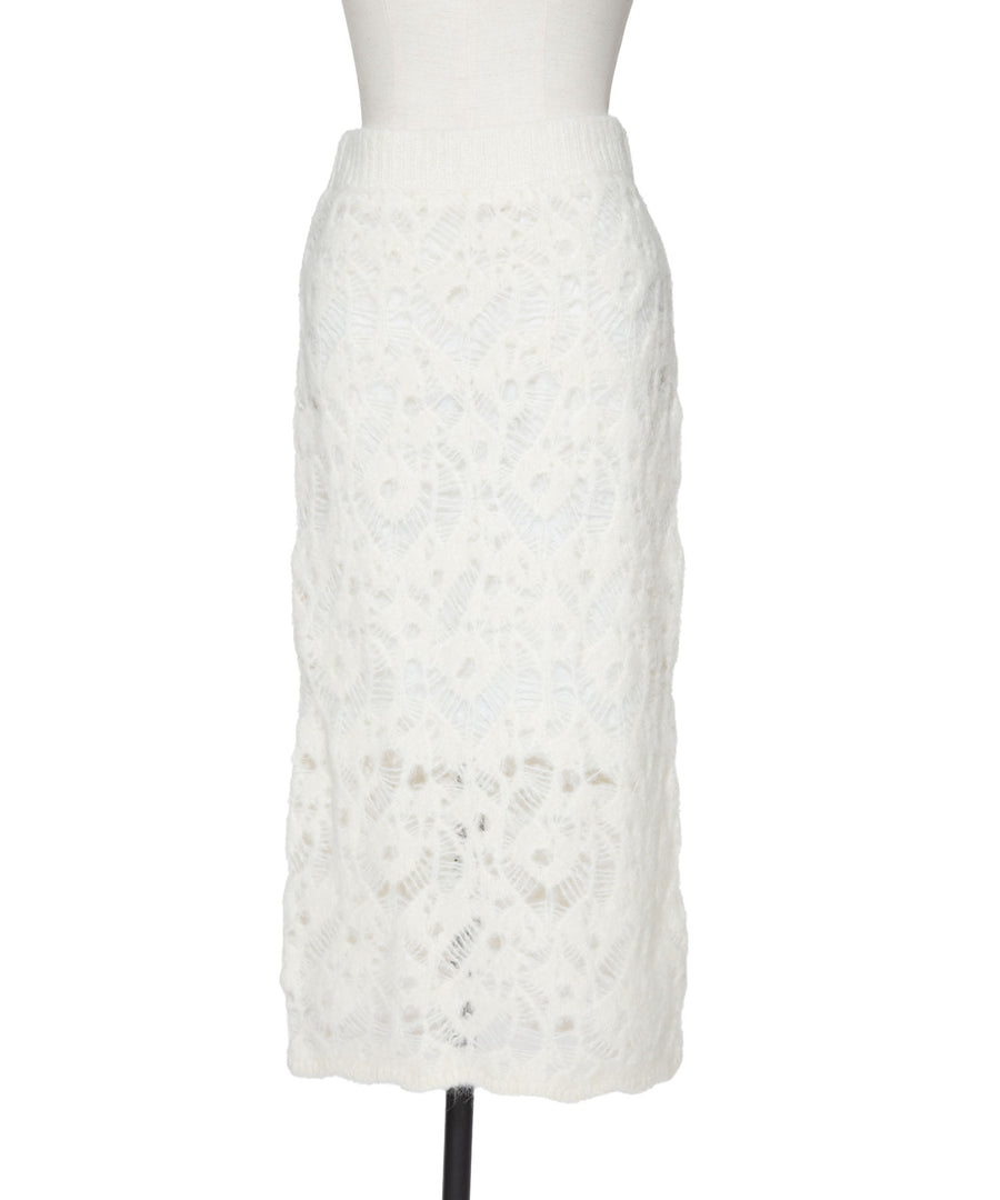 MOHAIR LACE SKIRT