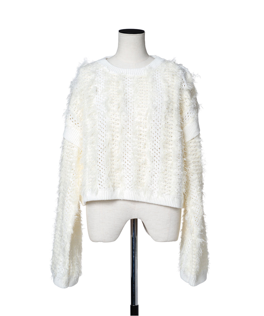 FUZZY KNIT TOP｜muller of yoshiokubo(ミュラーオブヨシオクボ)公式通販｜